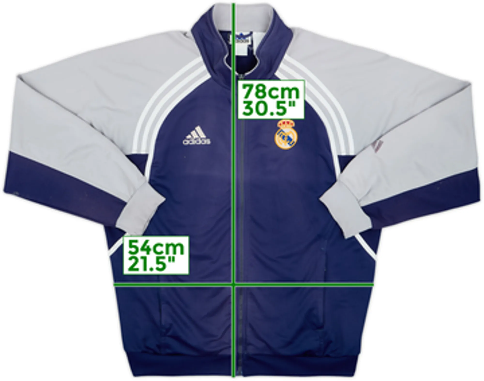 2000-01 Real Madrid adidas Track Jacket - 5/10 - (XL)