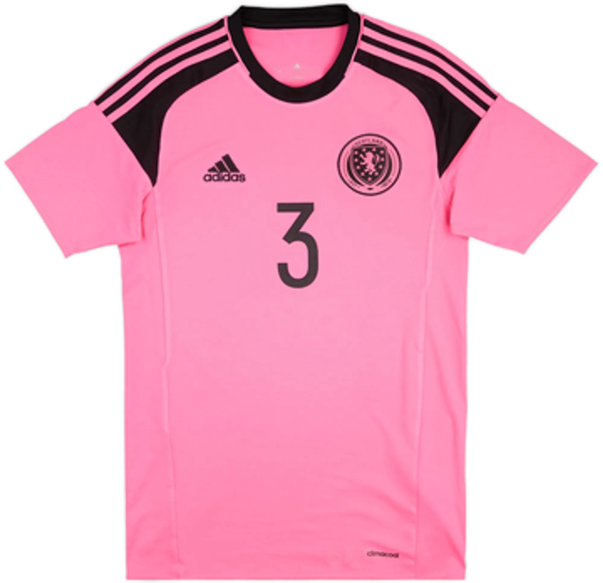 2016-17 Scotland Away Shirt Robertson #3EXL