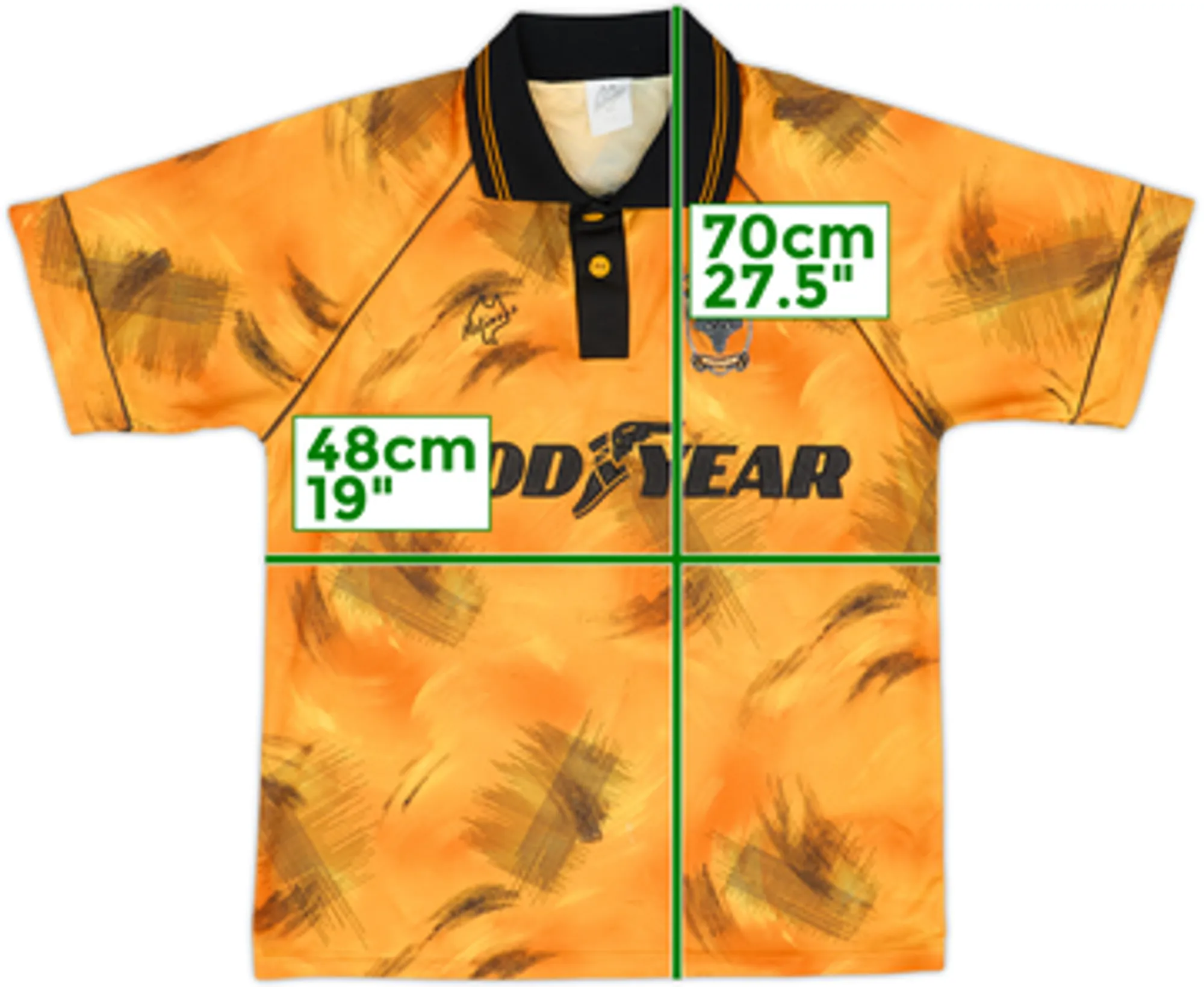 1992-93 Wolves Home Shirt - 5/10 - (M)