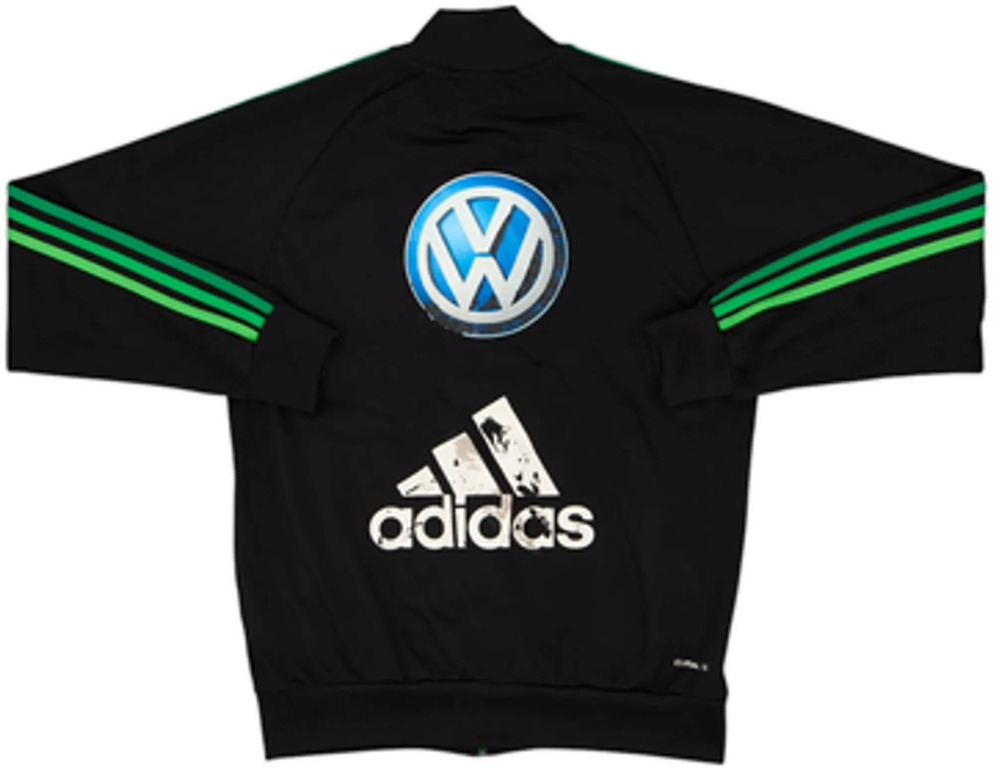 2011-12 Wolfsburg Player Issue adidas Track Jacket #3 - 4/10 - (S)