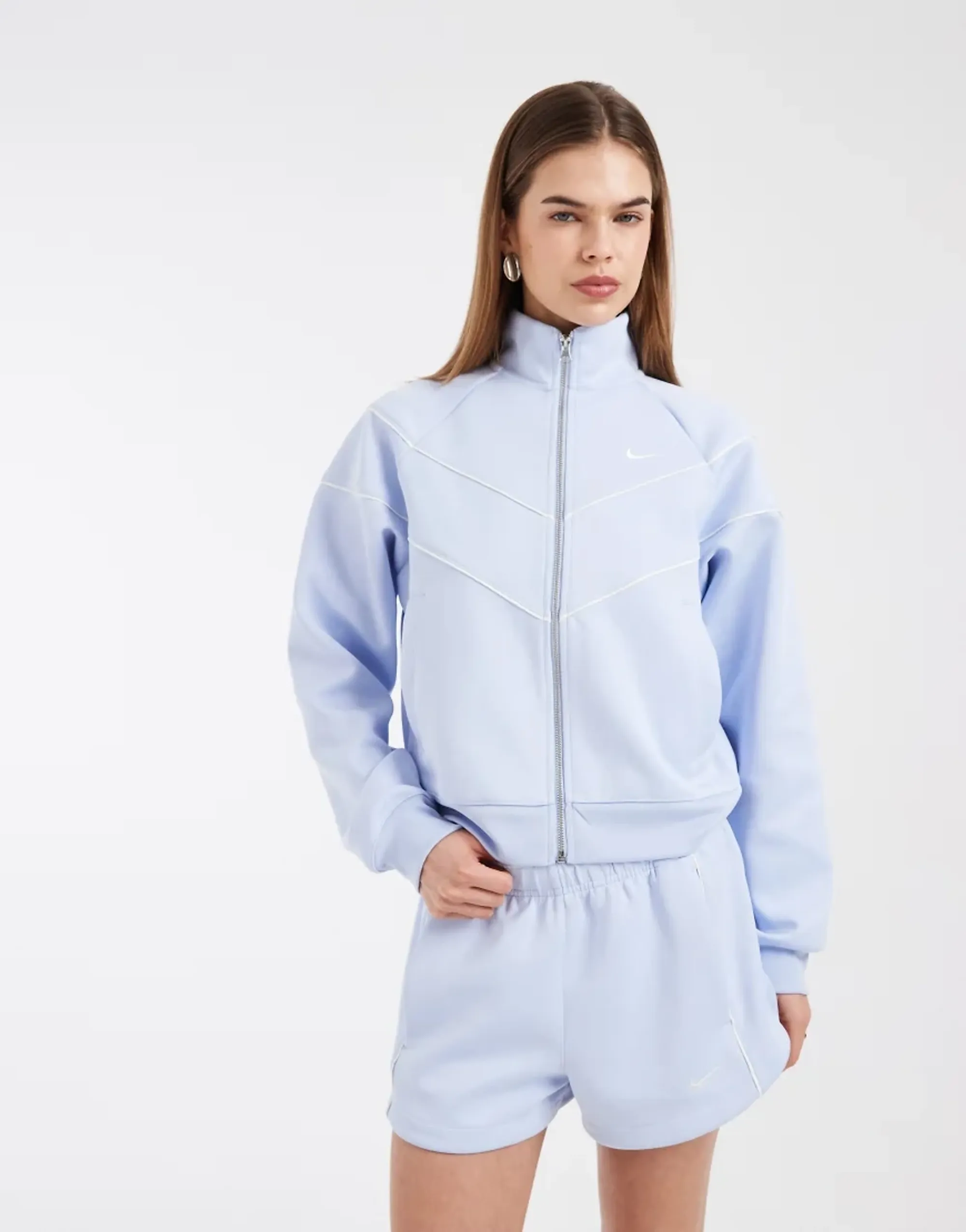 Nike Woven Windrunner Track Jacket In Light Blue
