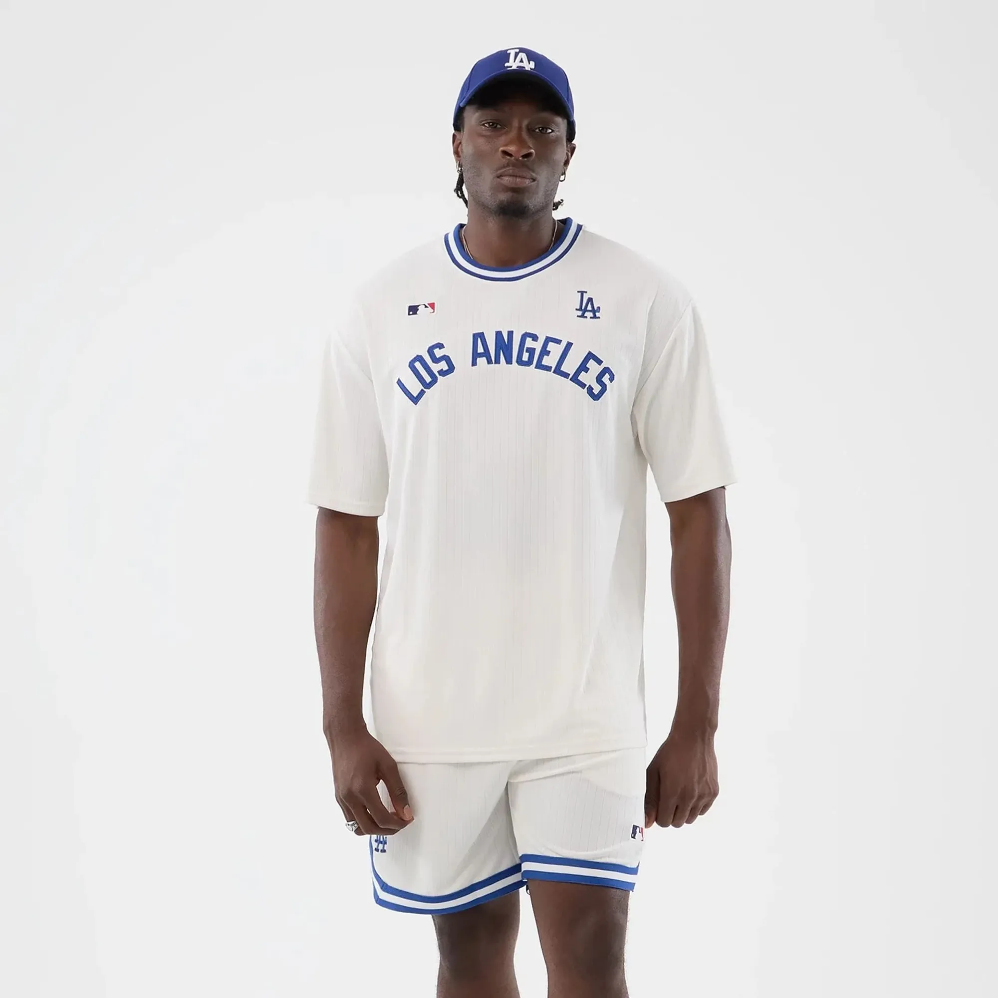 LA Dodgers MLB Arch Open White Oversized T-Shirt New Era Cap adult unisex