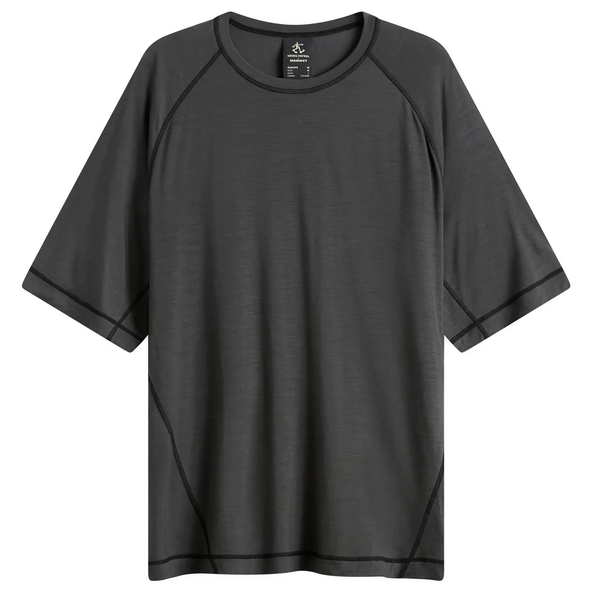 Hiking Patrol Men's x Mammut Tree Wool FL T-Shirt Gabbro