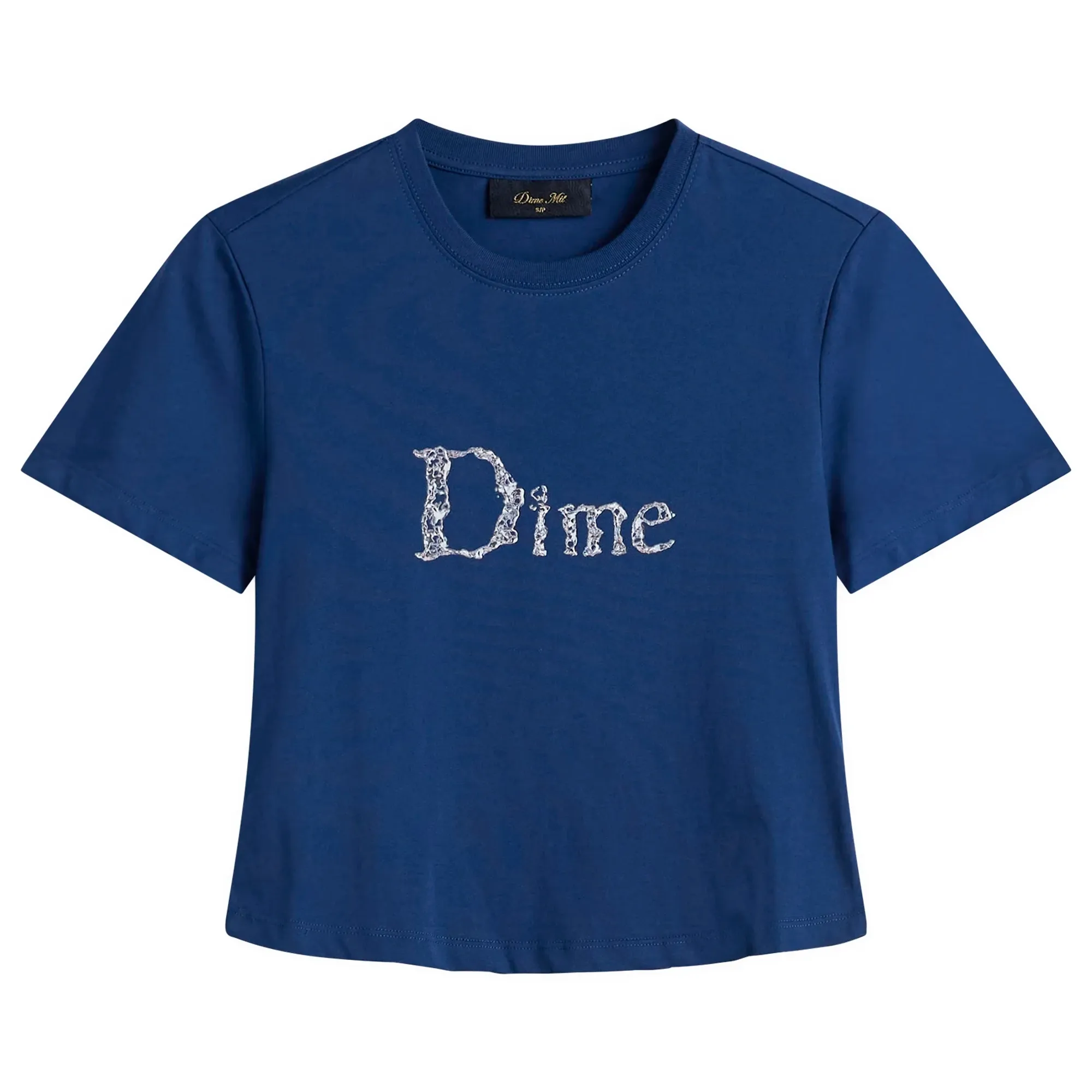 Dime Women's Classic Liquid T-Shirt Midnight Blue