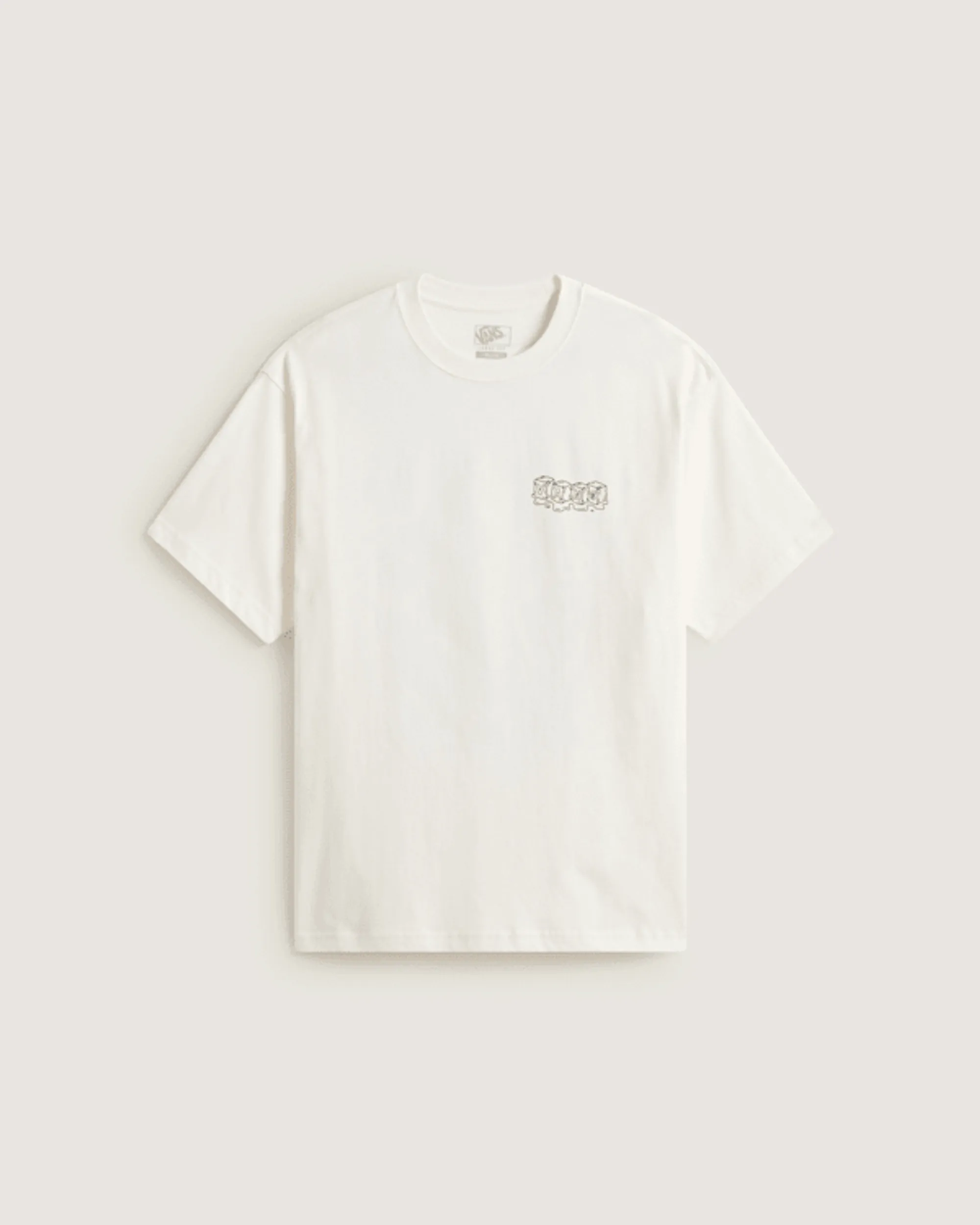 Vans - Tethered Ss Tee Egret, Man, White