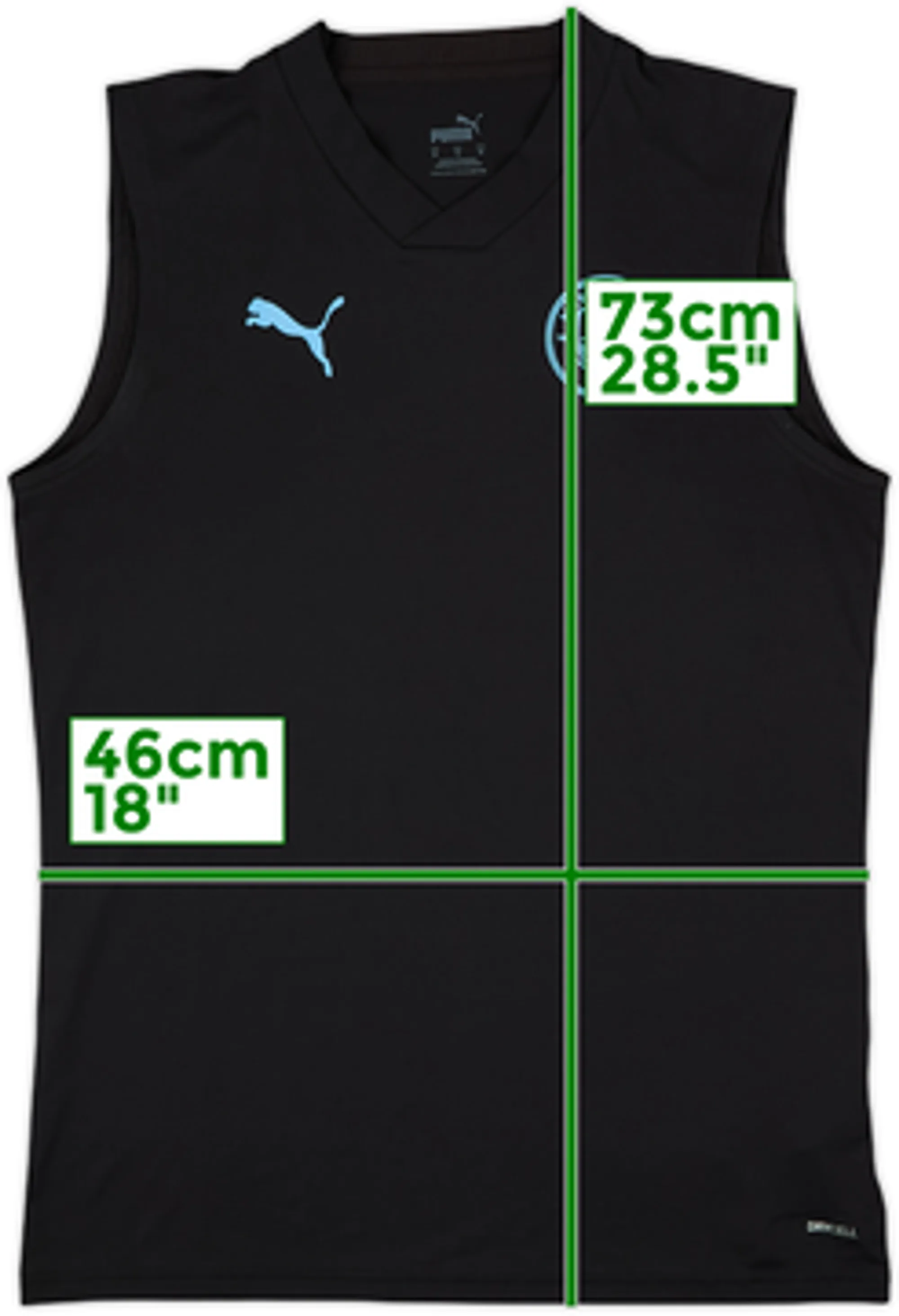 2022-23 Manchester City Puma Training Vest - 10/10 - (M)
