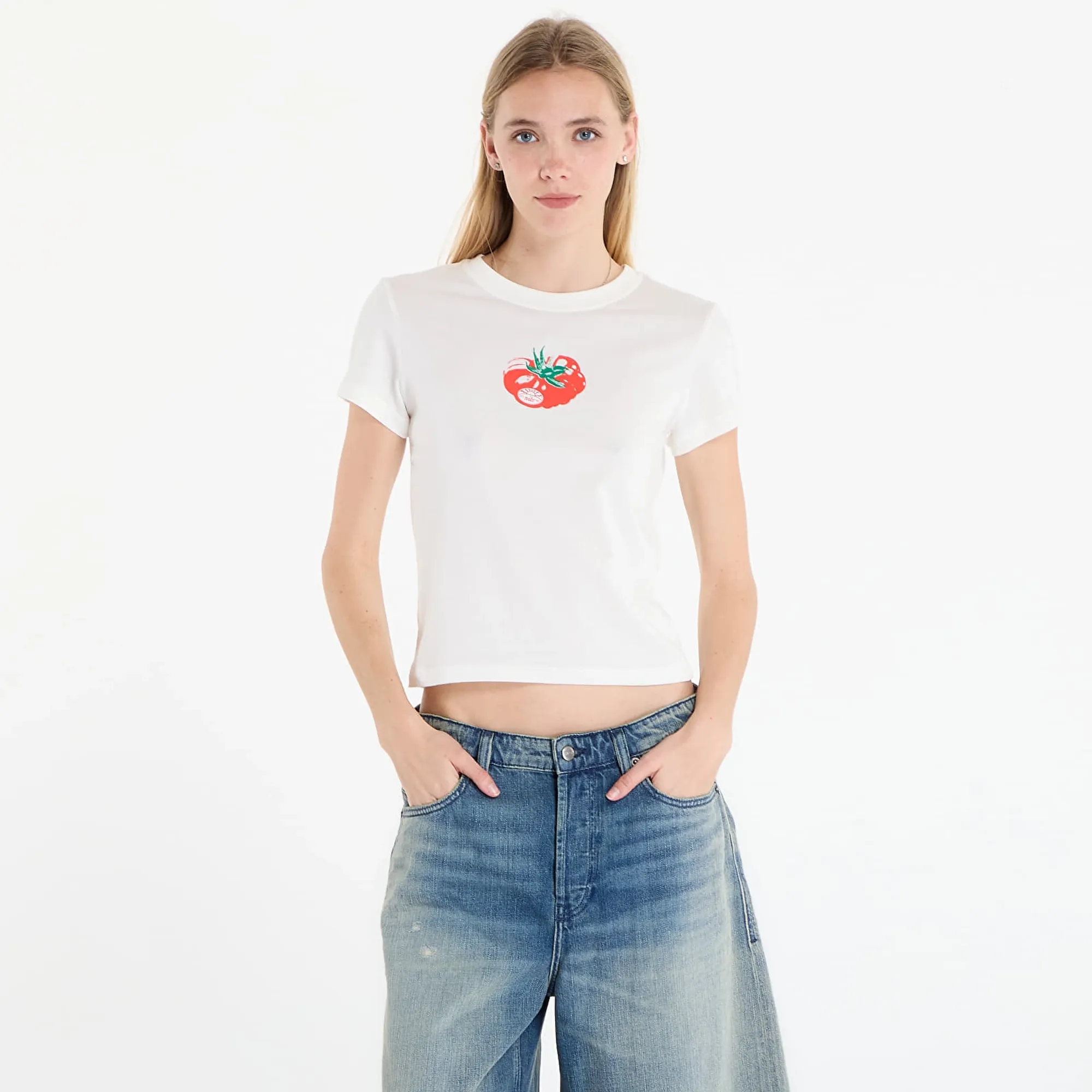 T-Shirt Nike Sportswear Chill Knit Women's Slim Cropped T-Shirt Sail Xs