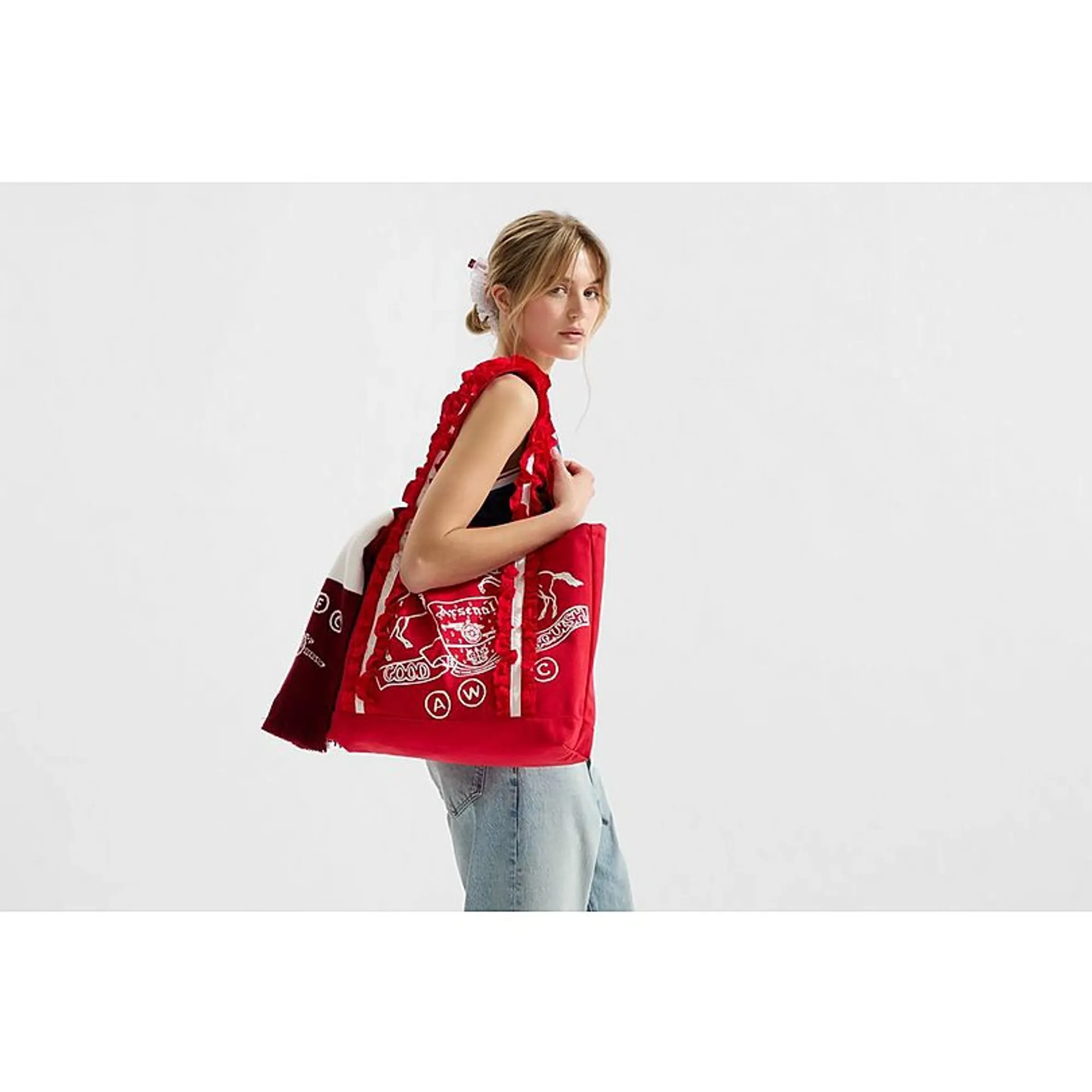 Arsenal AWFC x Good Squish Tote Bag, Red