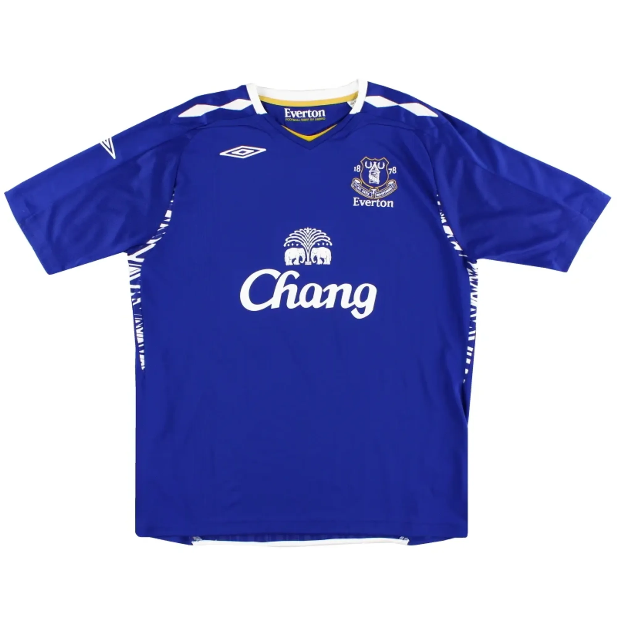 2007-08 Everton Umbro Home Shirt XL - Everton / Excellent 