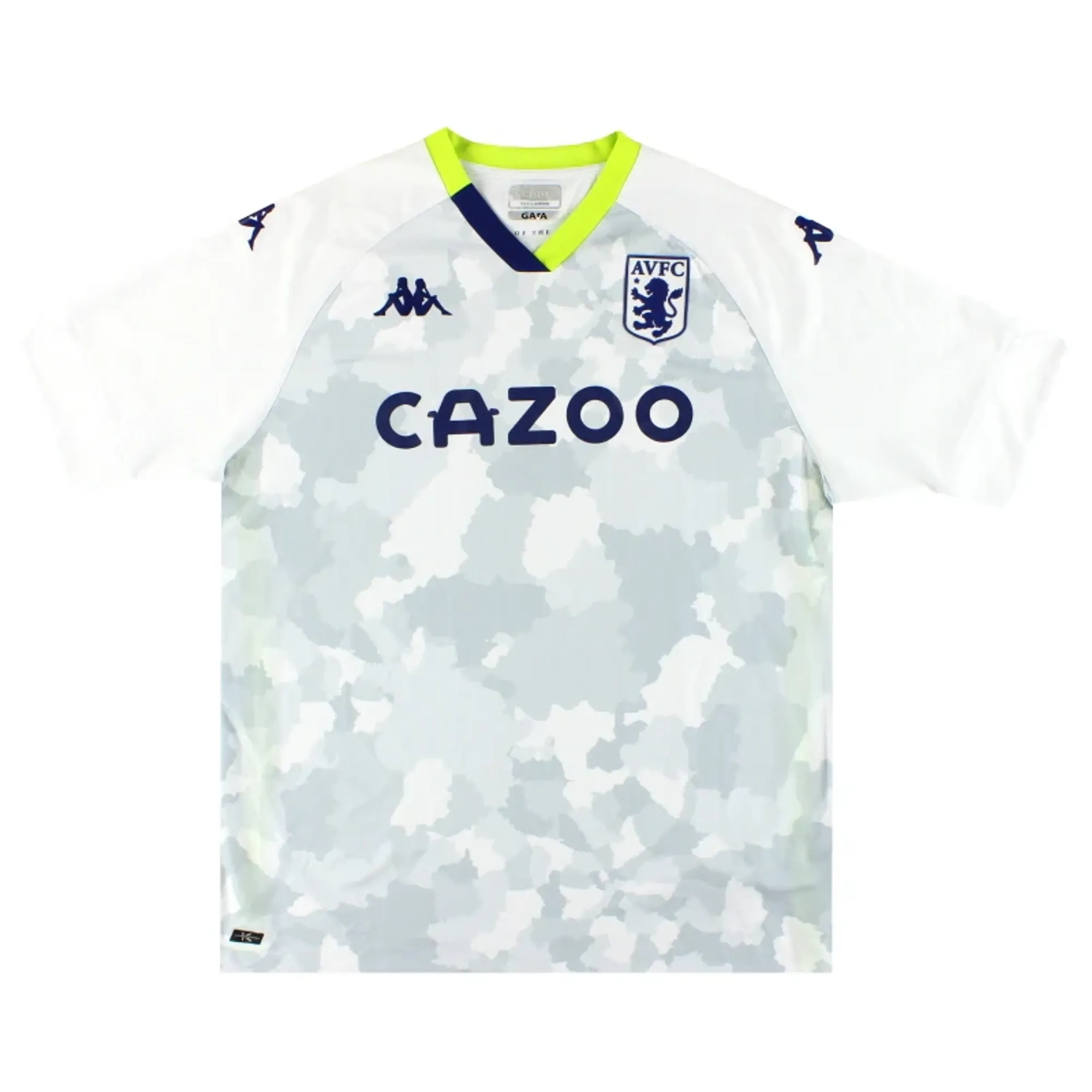 2020-21 Aston Villa Kappa Kombat Third  Shirt XL - Aston Villa / Excellent 
