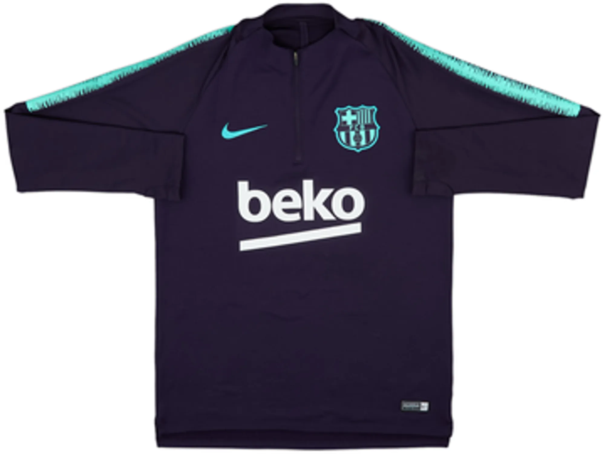 2019-20 Barcelona Nike 1/4 Zip Tracksuit - 8/10 - (S)