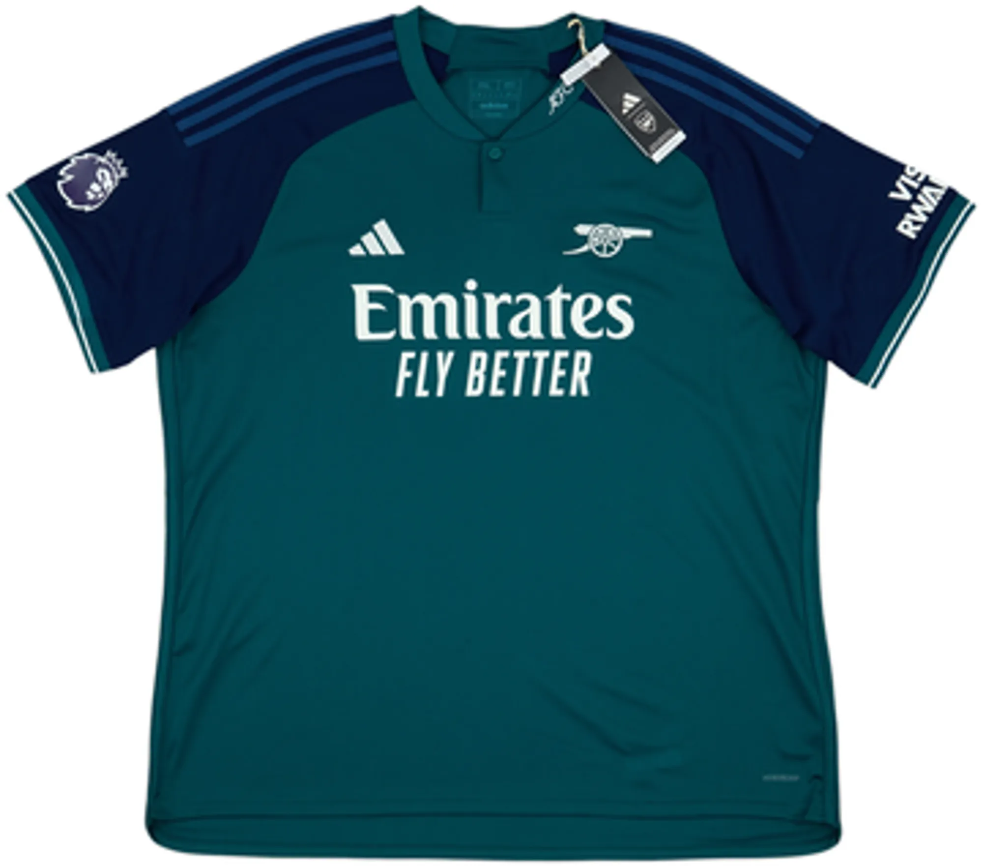 2023-24 Arsenal Third Shirt White #4 (L)