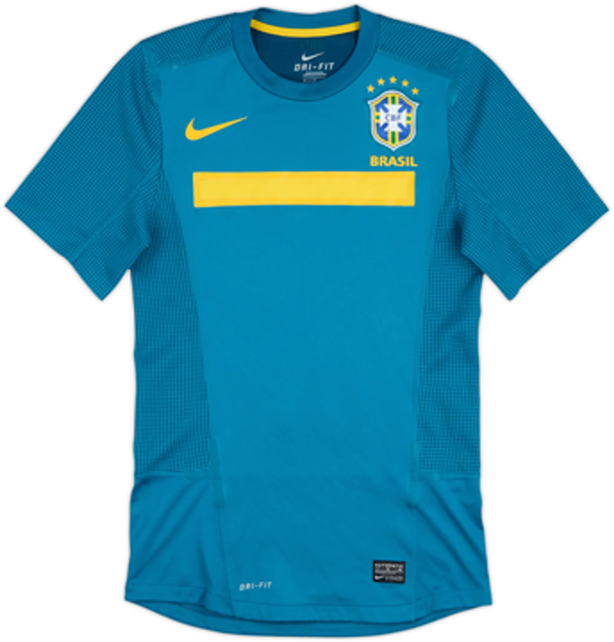 2011 Brazil Authentic Away Shirt Fabiano #9 - 5/10 - (S)