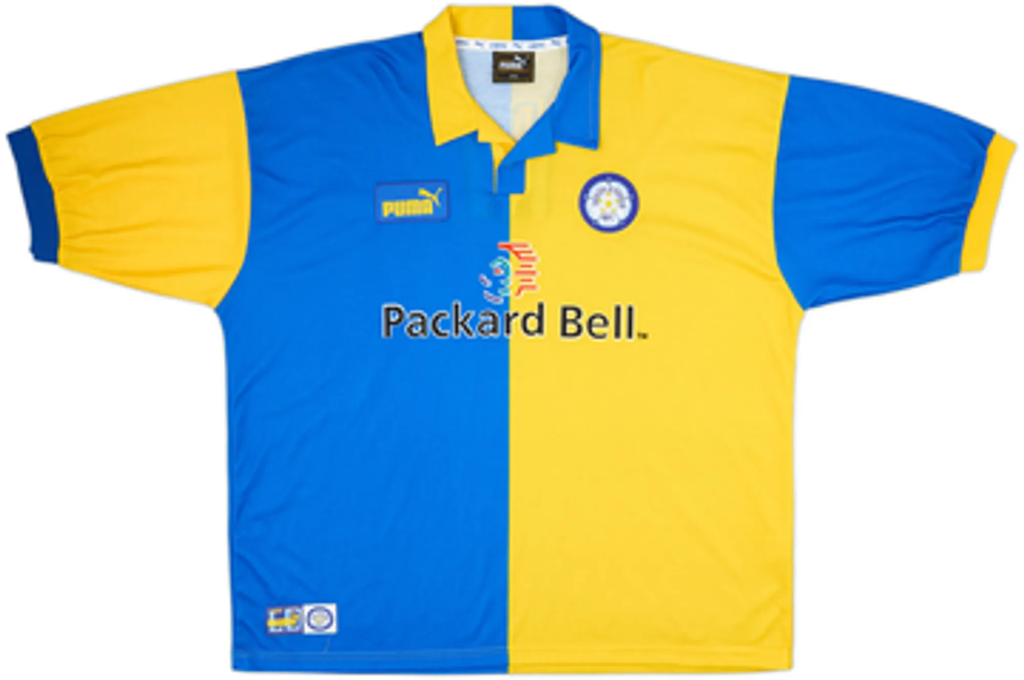 1997-99 Leeds United Away Shirt Radebe #5 - 9/10 - (XXL)