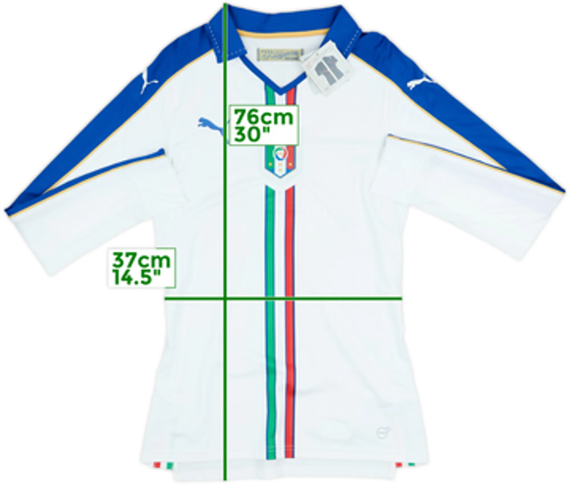 2016-17 Italy Player Issue Away L/S Shirt (ACTV Fit) (M)