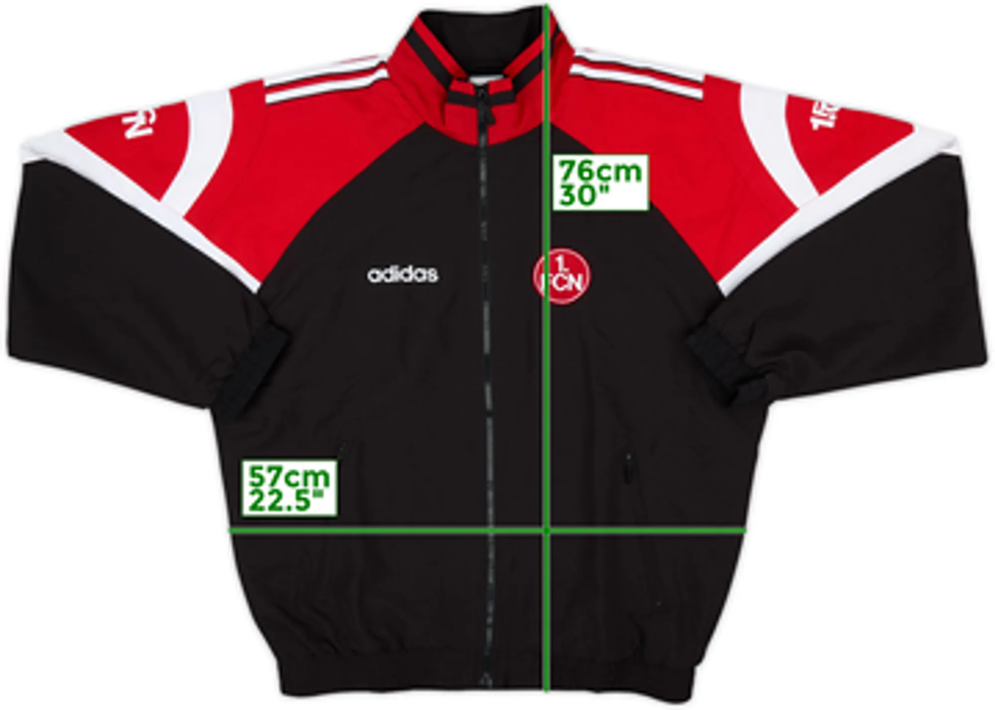 1996-97 Nurnberg adidas Track Jacket - 8/10 - (M/L)