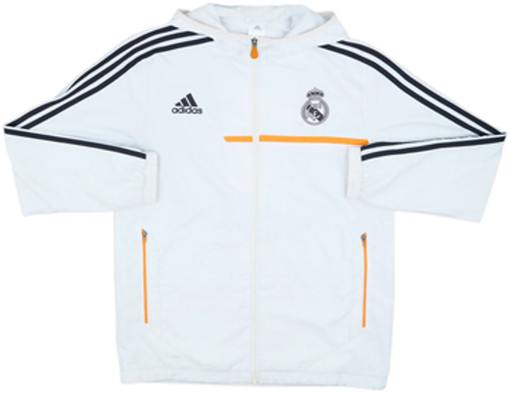 2013-14 Real Madrid adidas Hooded Tracksuit - 5/10 - (M)