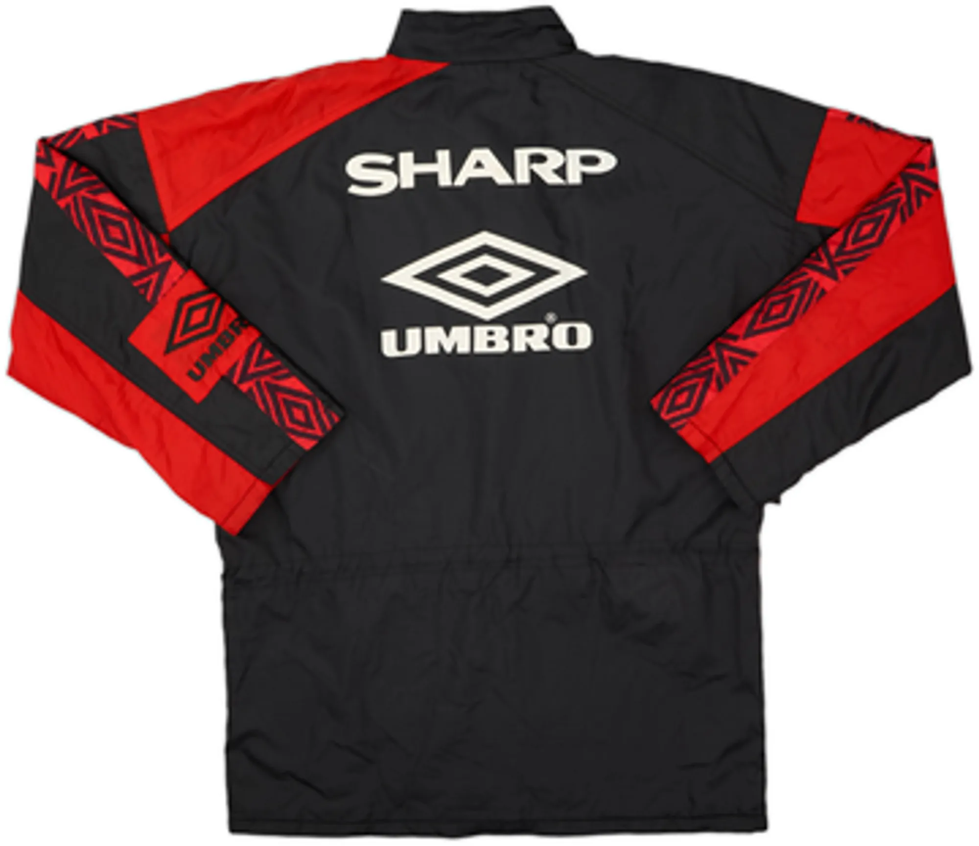 1995-97 Manchester United Umbro Padded Bench Coat - 5/10 - (M)