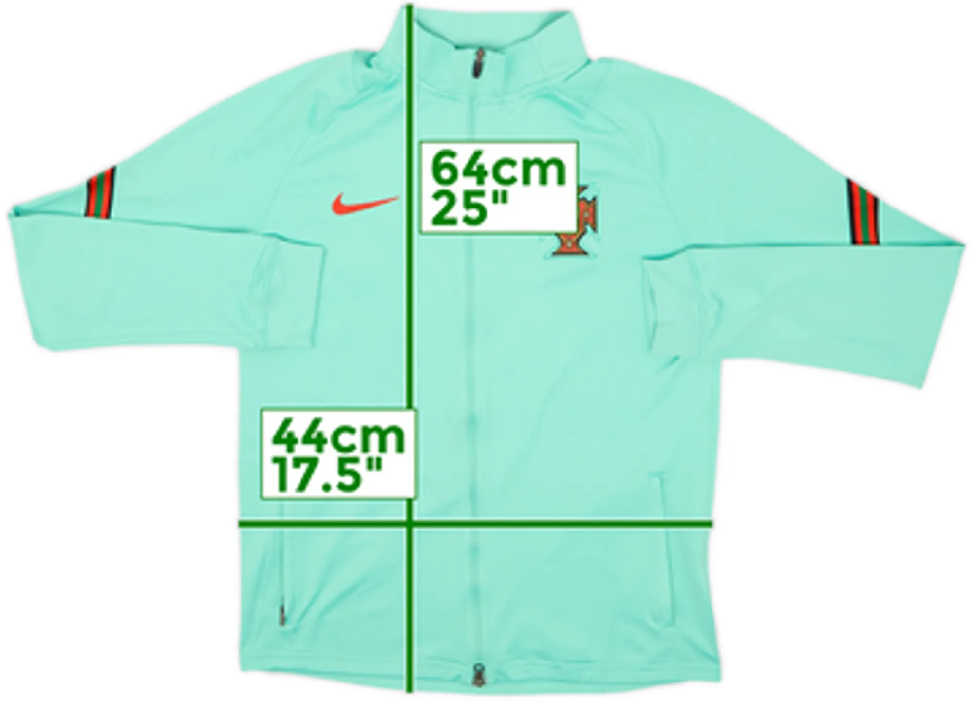 2020-21 Portugal Nike Track Jacket - 8/10 - (XL.Boys)