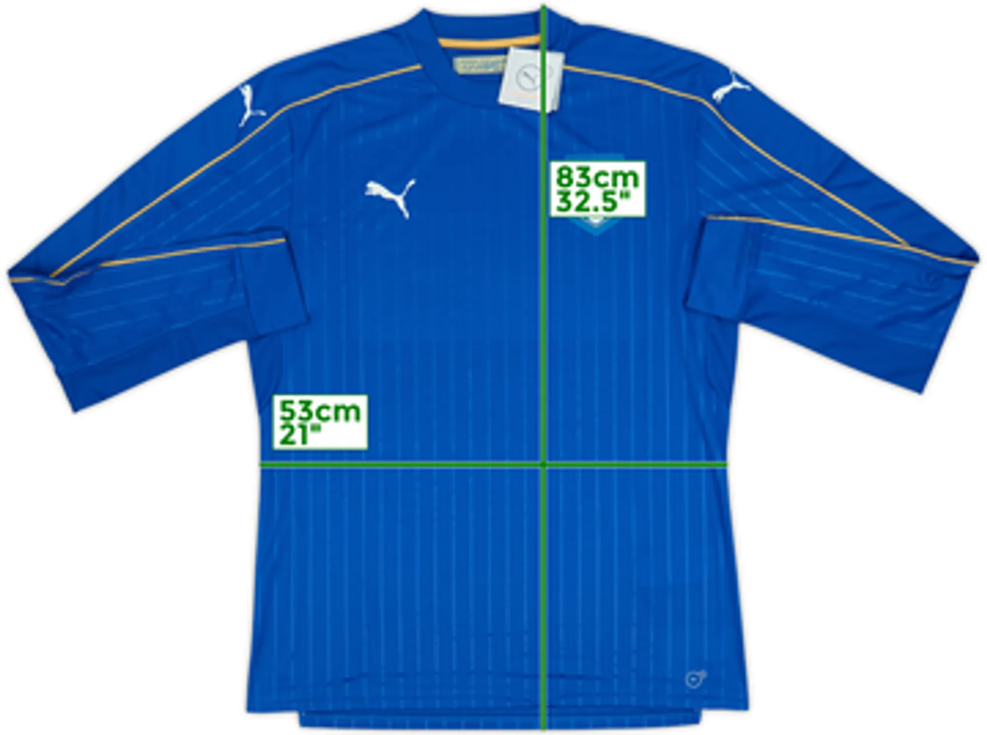 2016-17 Italy Home L/S Shirt (L)
