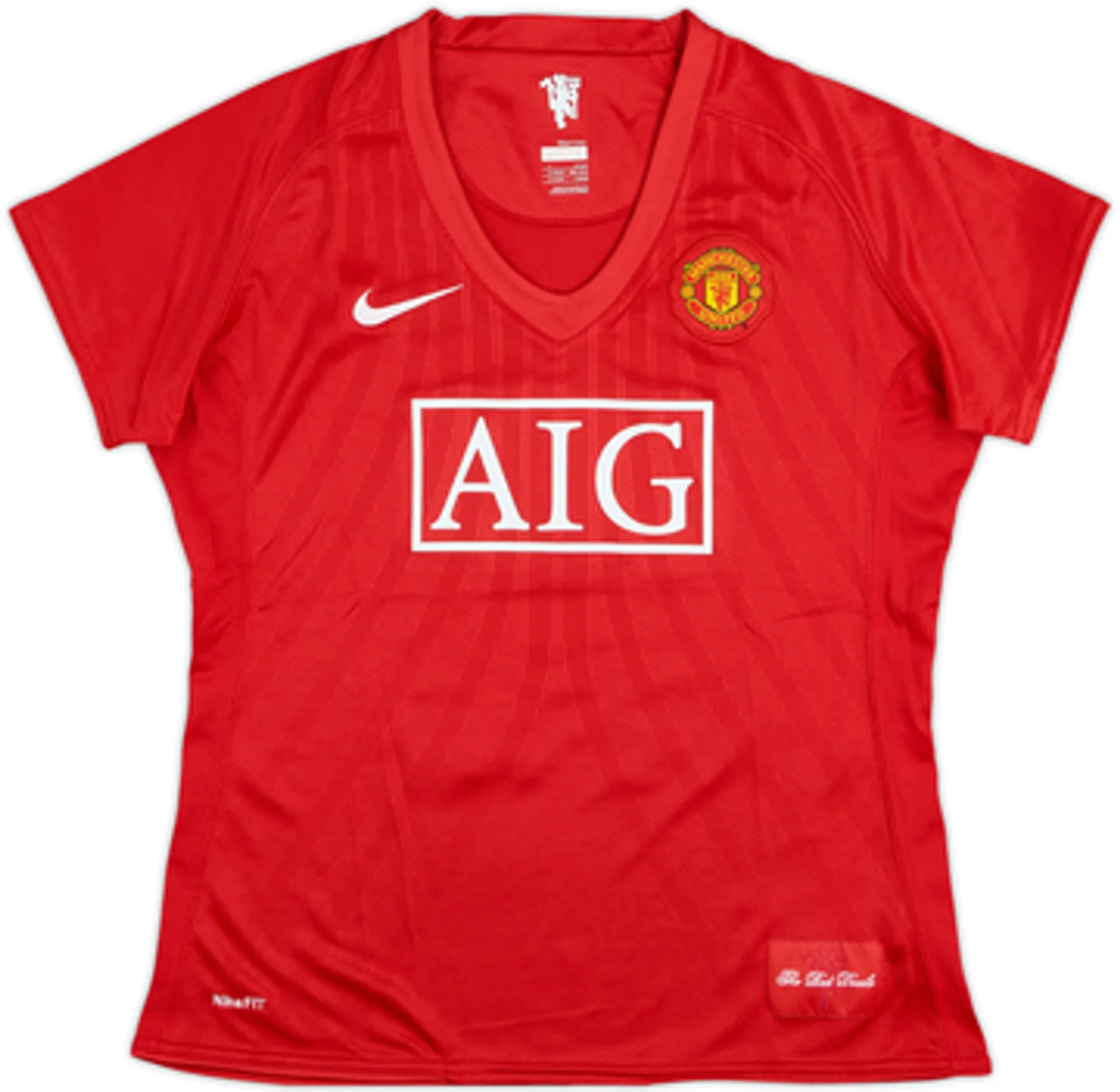 2007-09 Manchester United Home Shirt Rooney #10 - 5/10 - (Women's L)