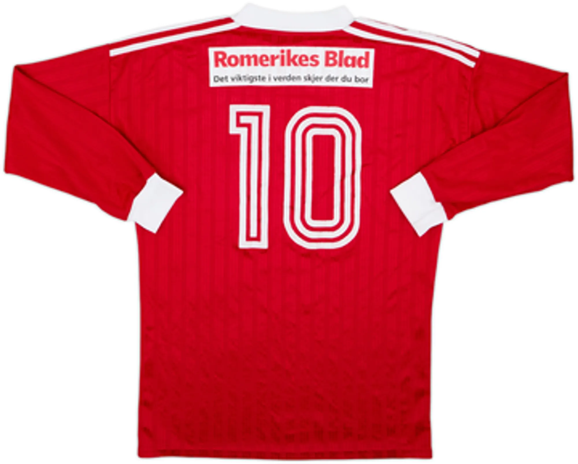1994-95 Norway adidas Player Issue Training L/S Shirt #10 - 7/10 - (S)