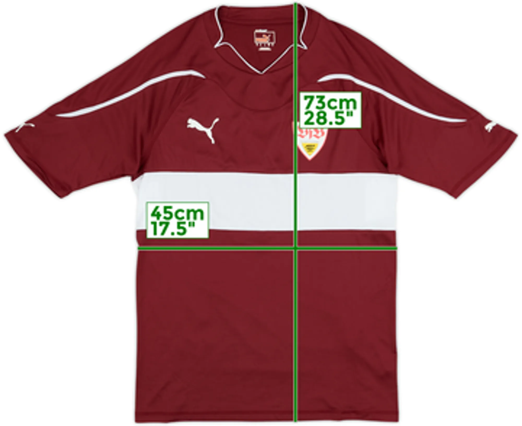 2010-11 Stuttgart Away Shirt - 7/10 - (L)