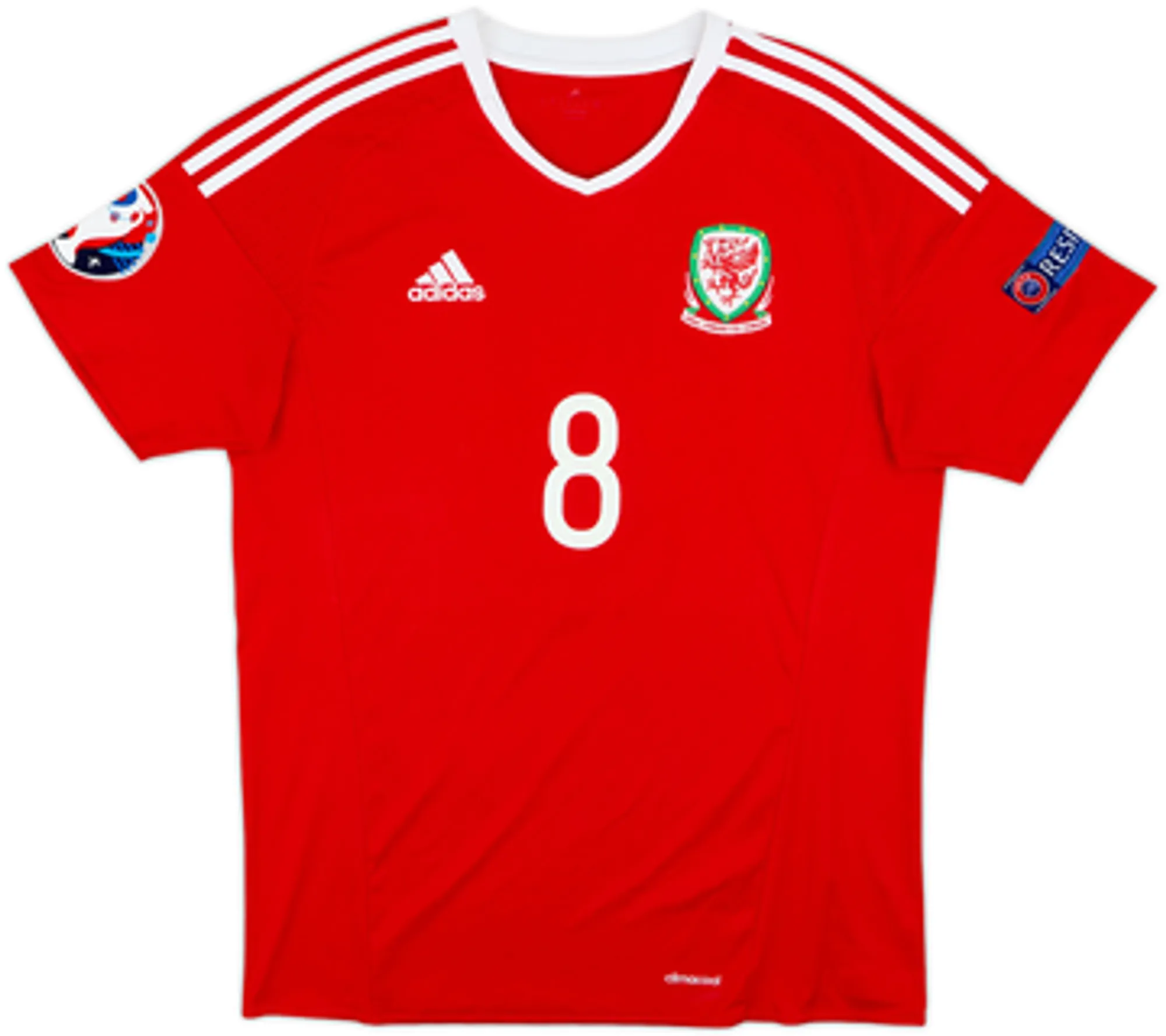 2016-17 Wales Home Shirt King #8 - 5/10 - (M)