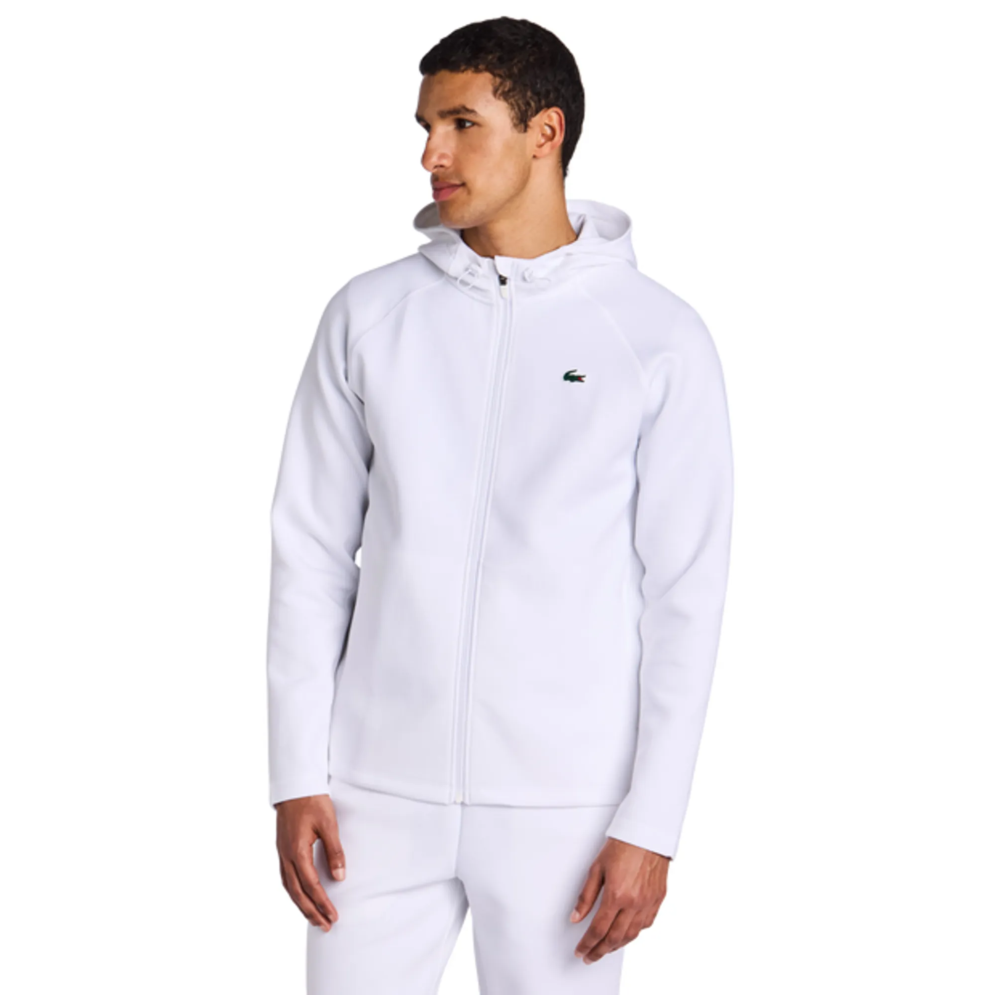Lacoste Interlock Men Track Tops - White