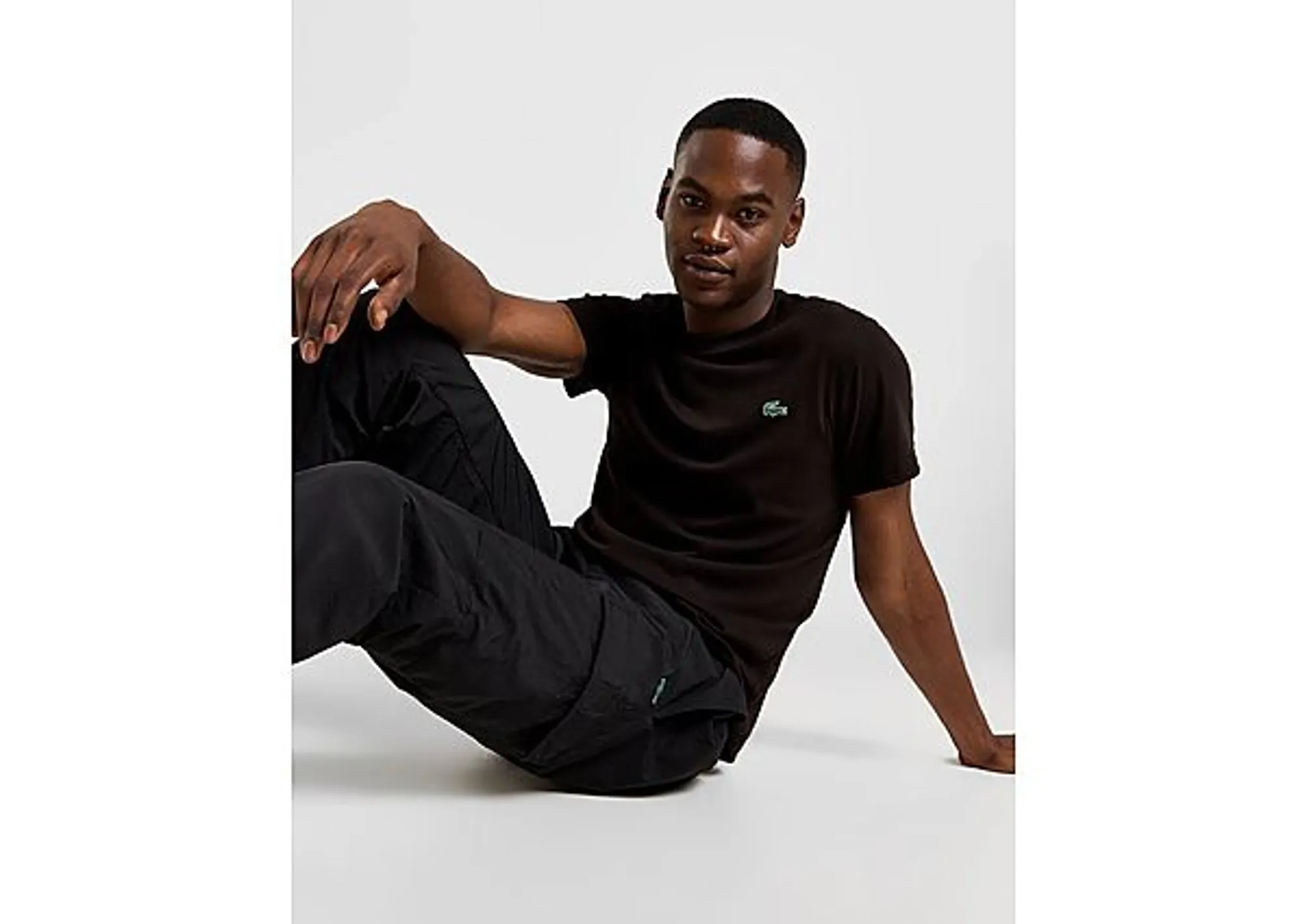 Lacoste Small Croc Men T-Shirts - Black