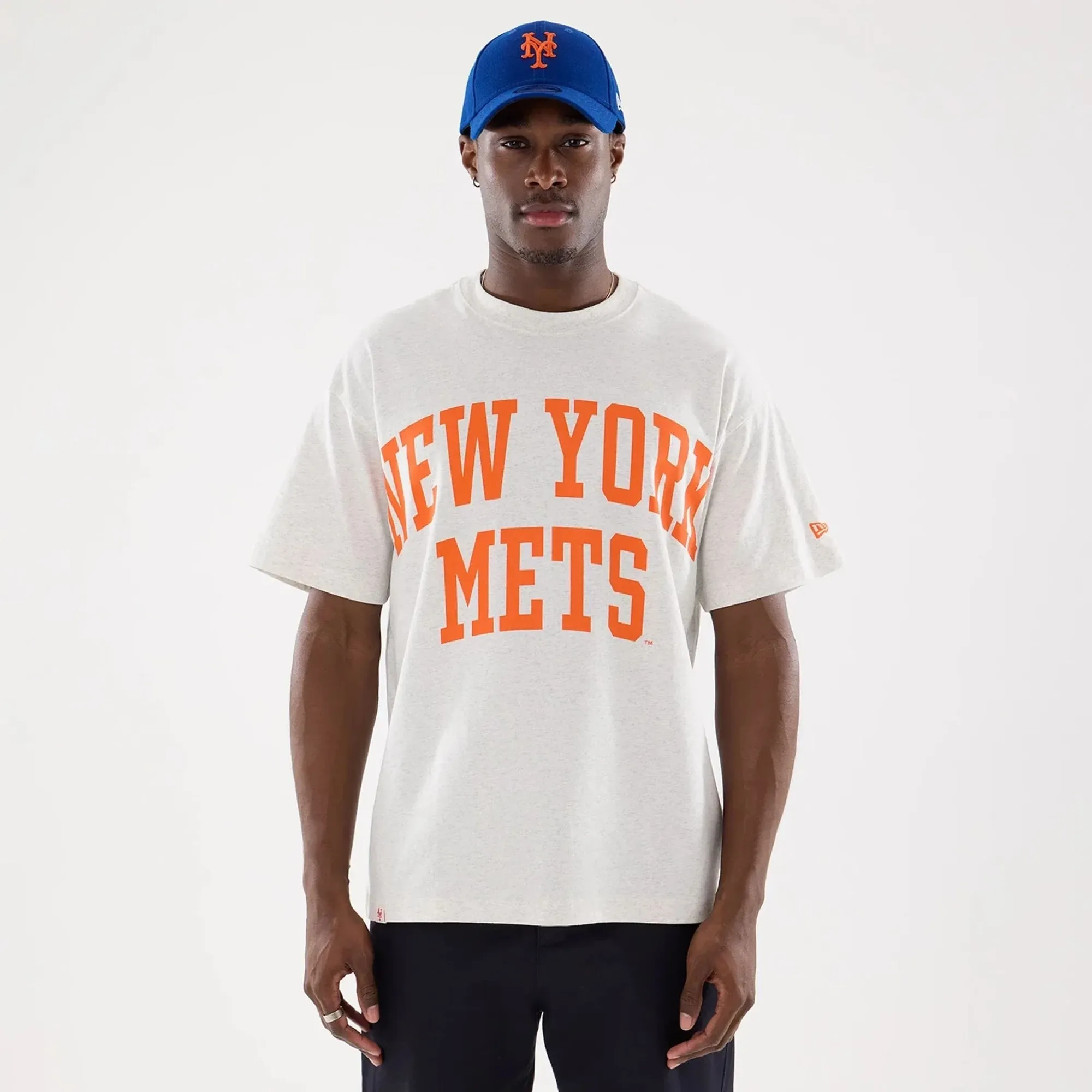 New York Mets MLB Comfort Grey T-Shirt New Era Cap adult unisex
