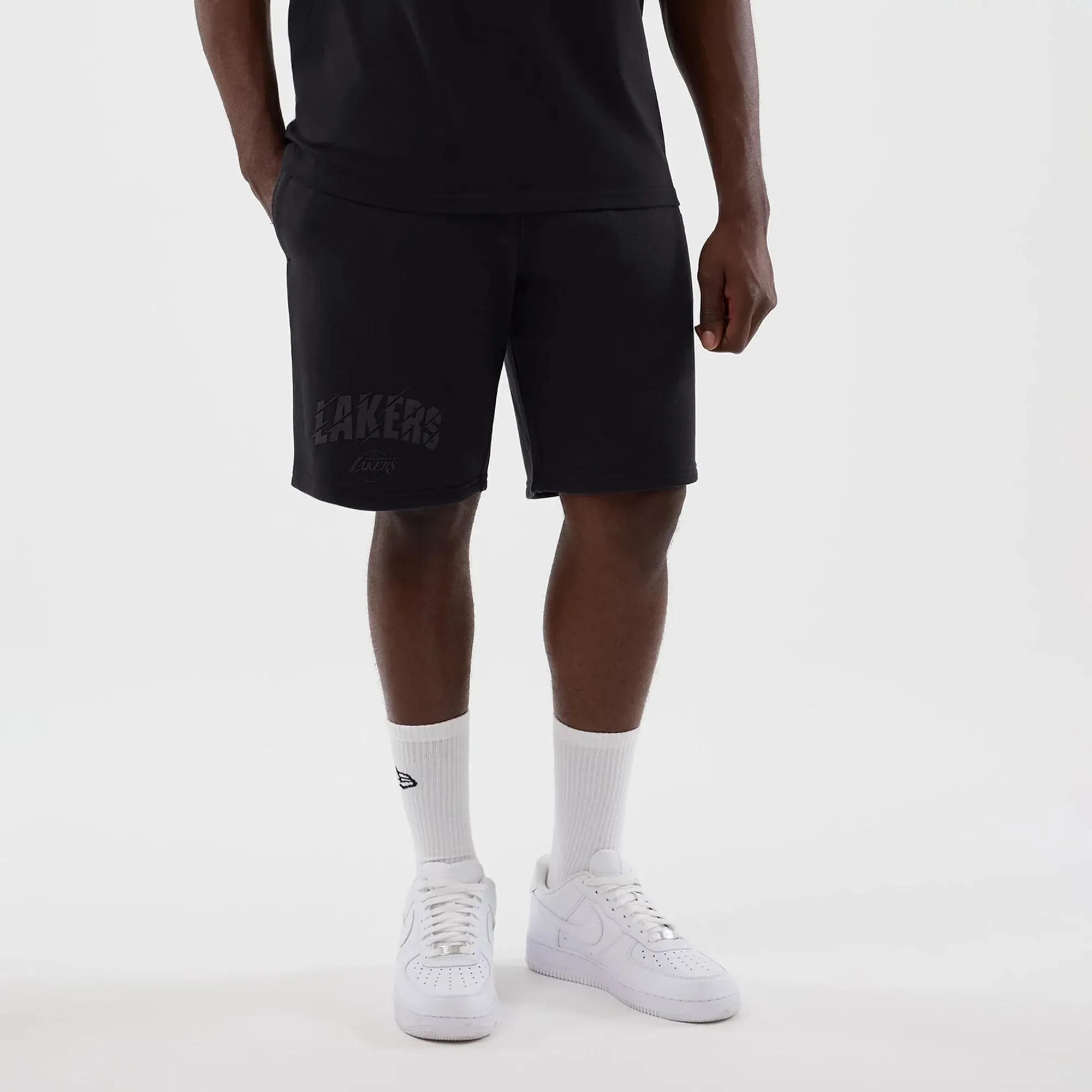 LA Lakers NBA Core Plus Navy Shorts New Era Cap adult unisex