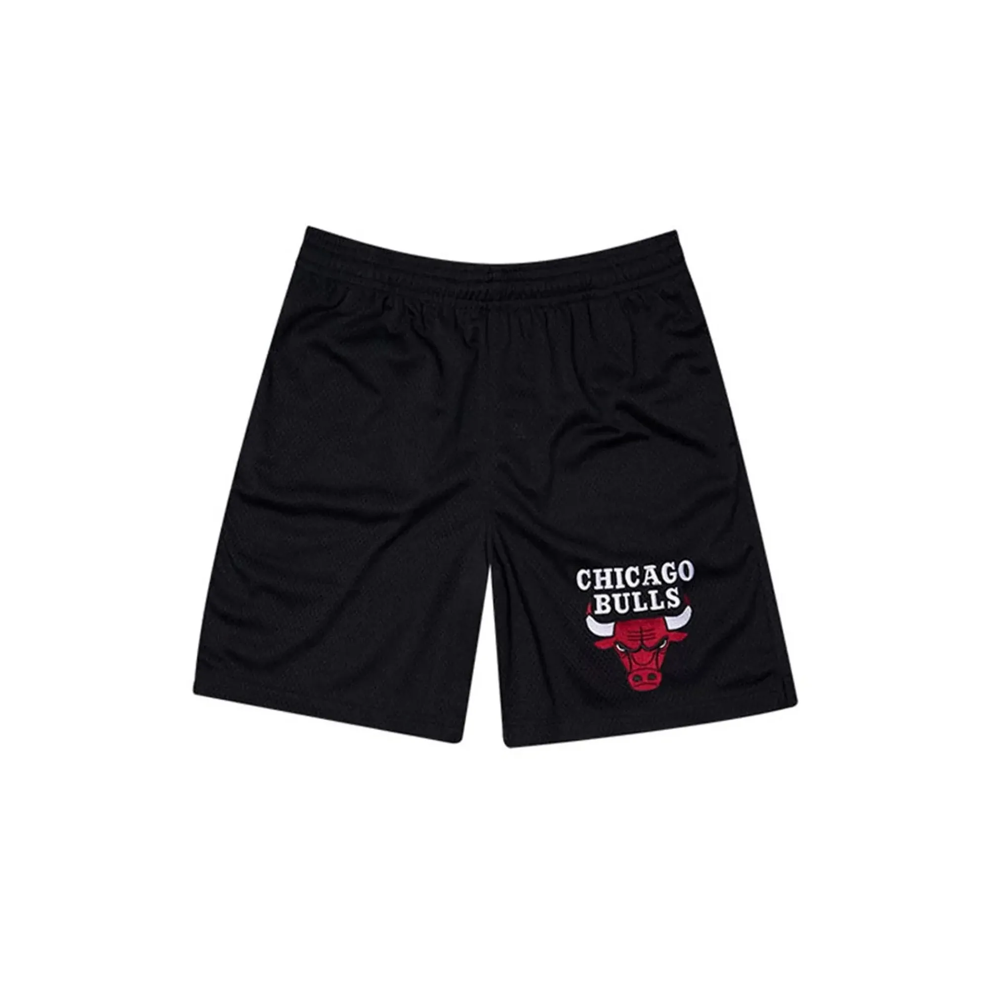 Chicago Bulls NBA Mesh Black Oversized Shorts New Era Cap adult unisex