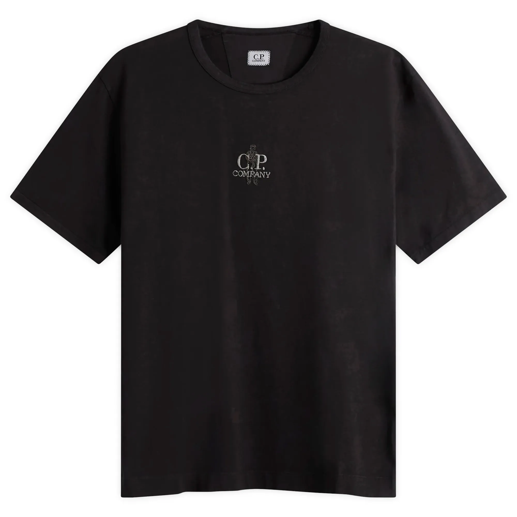 C.P. Company Men's Embroidered Sailor 1020 T-Shirt Black