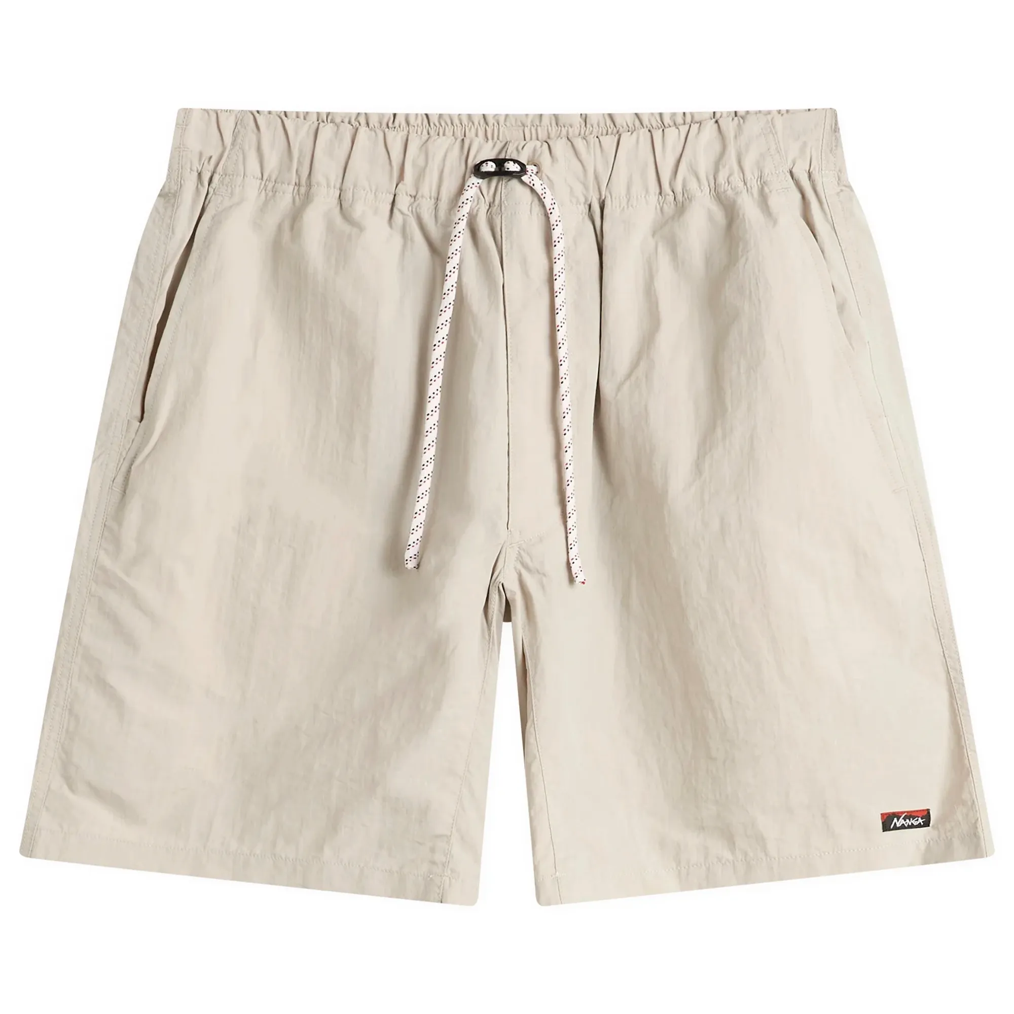 NANGA Men's Nylon Tusser Easy Shorts Ivory