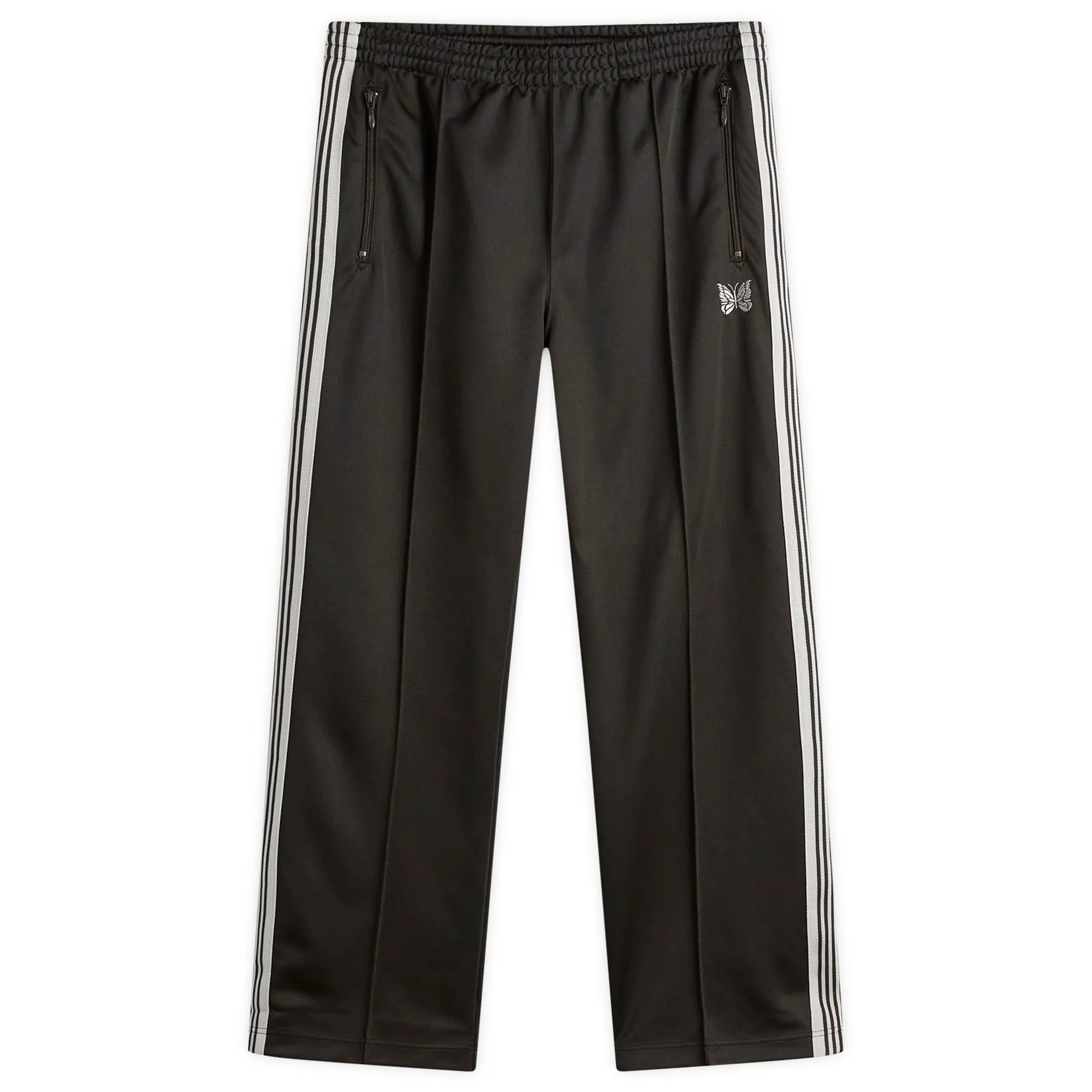 Needles Men's Poly Smooth Track Pants Charcoal