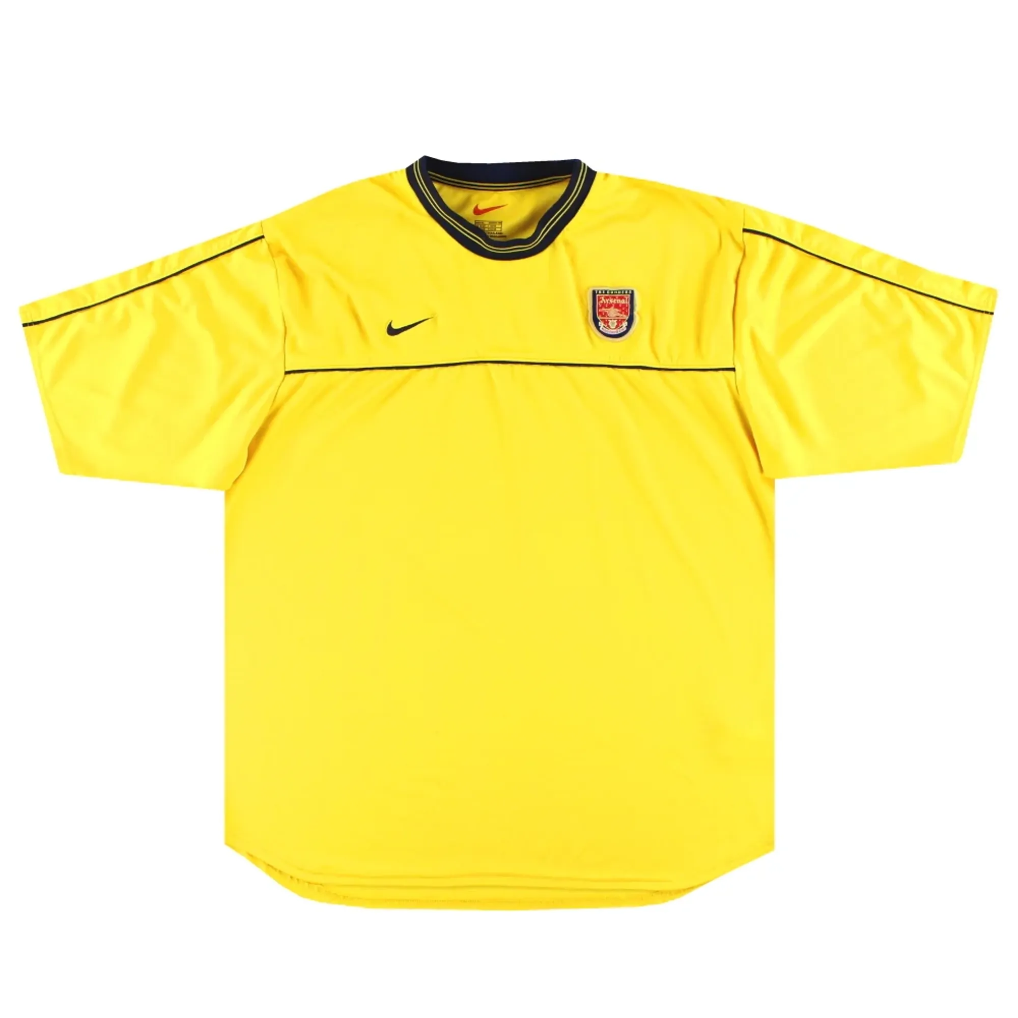 1999-01 Arsenal Nike Training Shirt XL - Arsenal / Excellent 