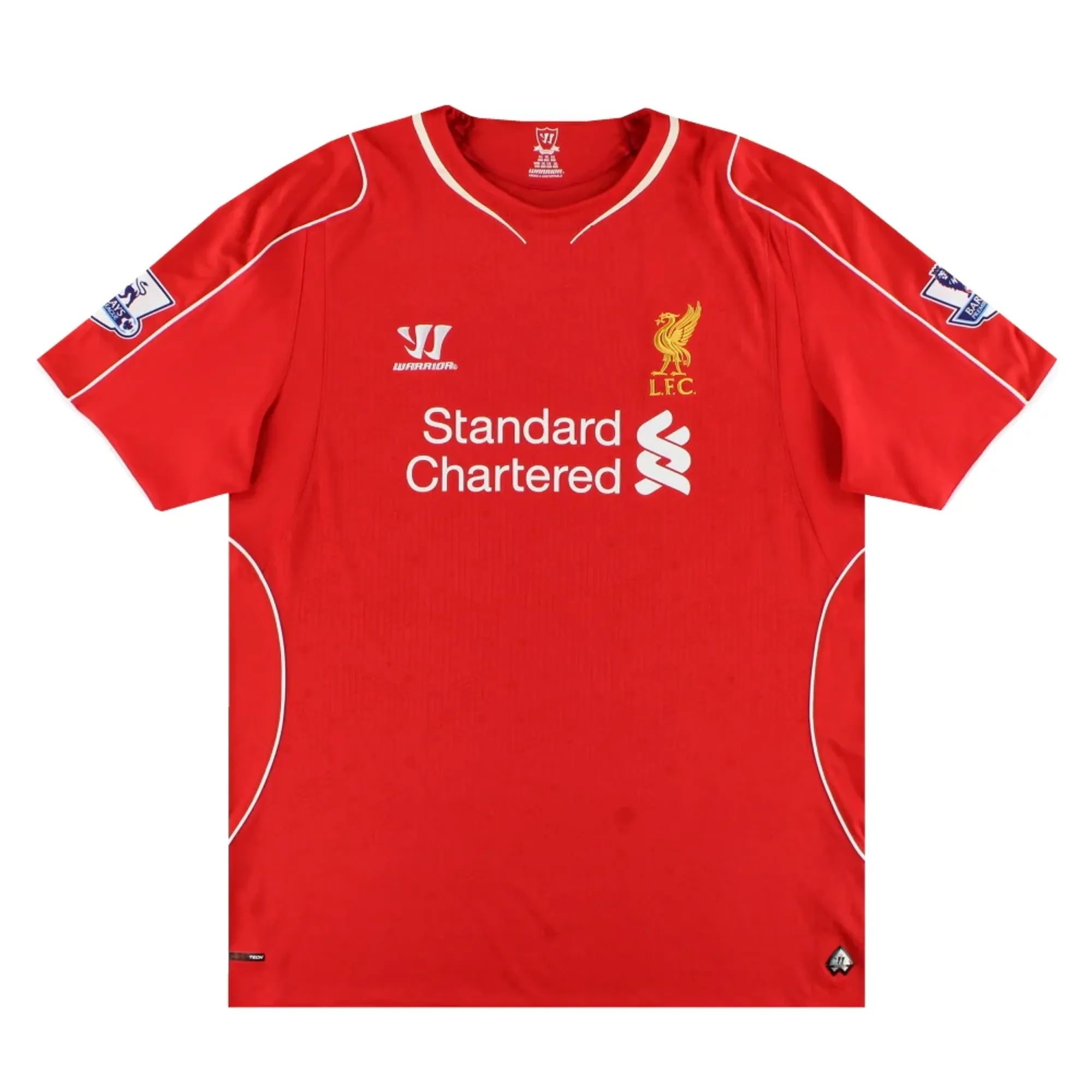 2014-15 Liverpool Warrior Home Shirt *Mint* XXL - Liverpool / Mint 