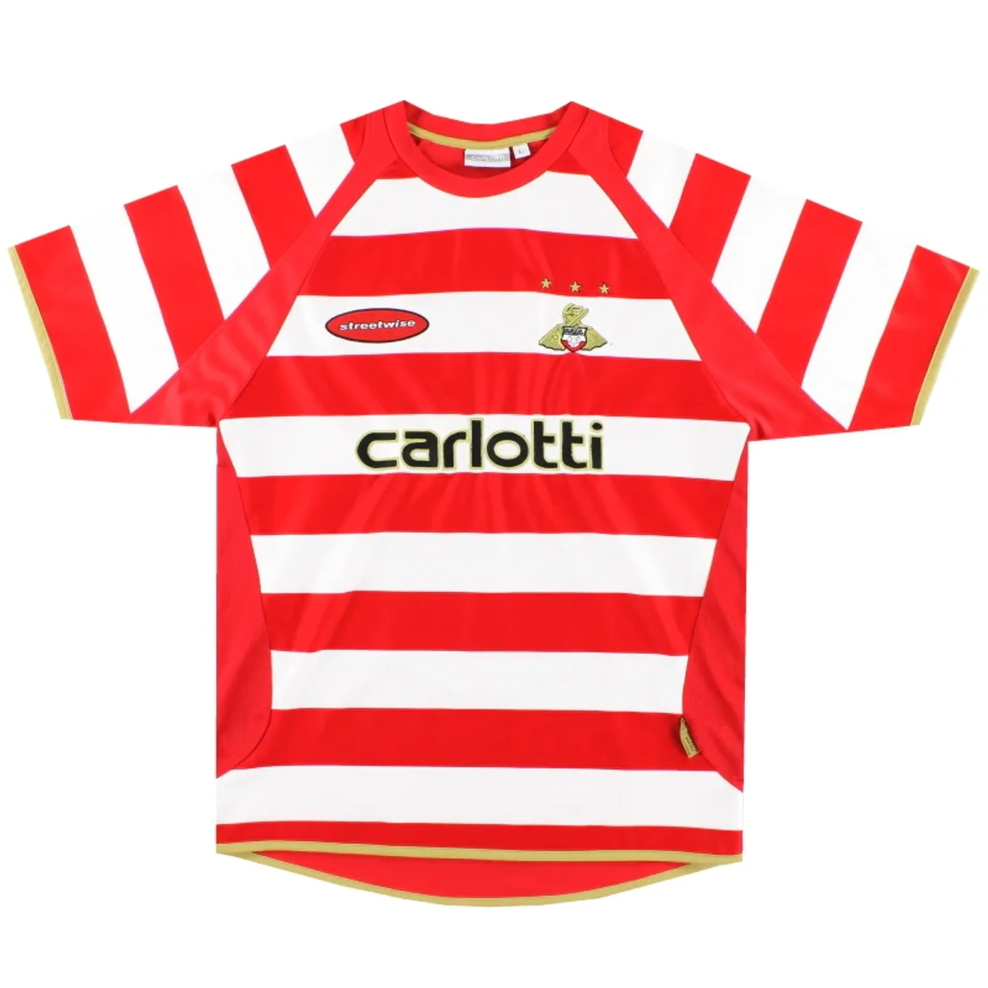 2006-07 Doncaster Rovers Carlotti Home Shirt XL - Doncaster Rovers / Excellent 