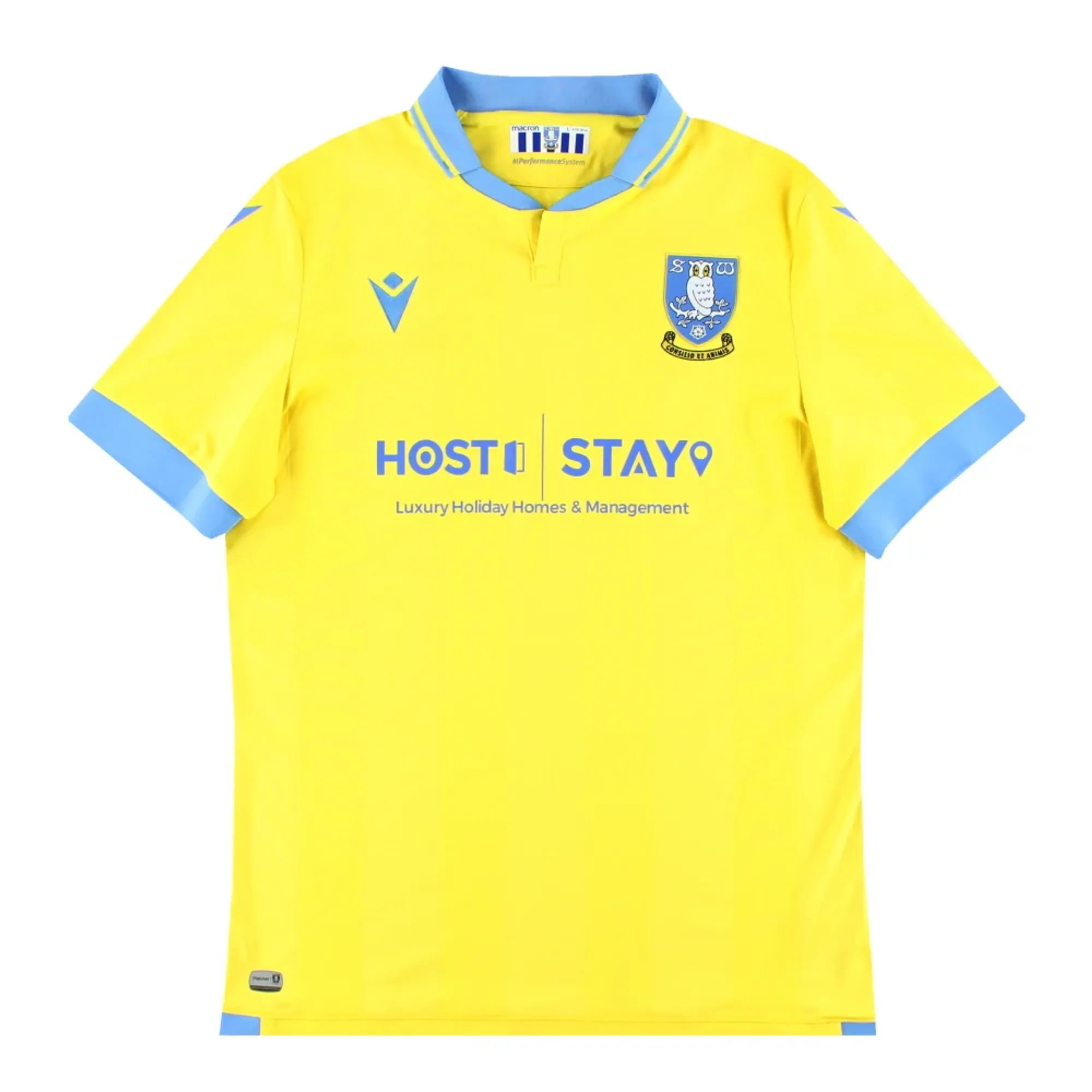 2022-23 Sheffield Wednesday Macron Away Shirt L - Sheffield Wednesday / Excellent 