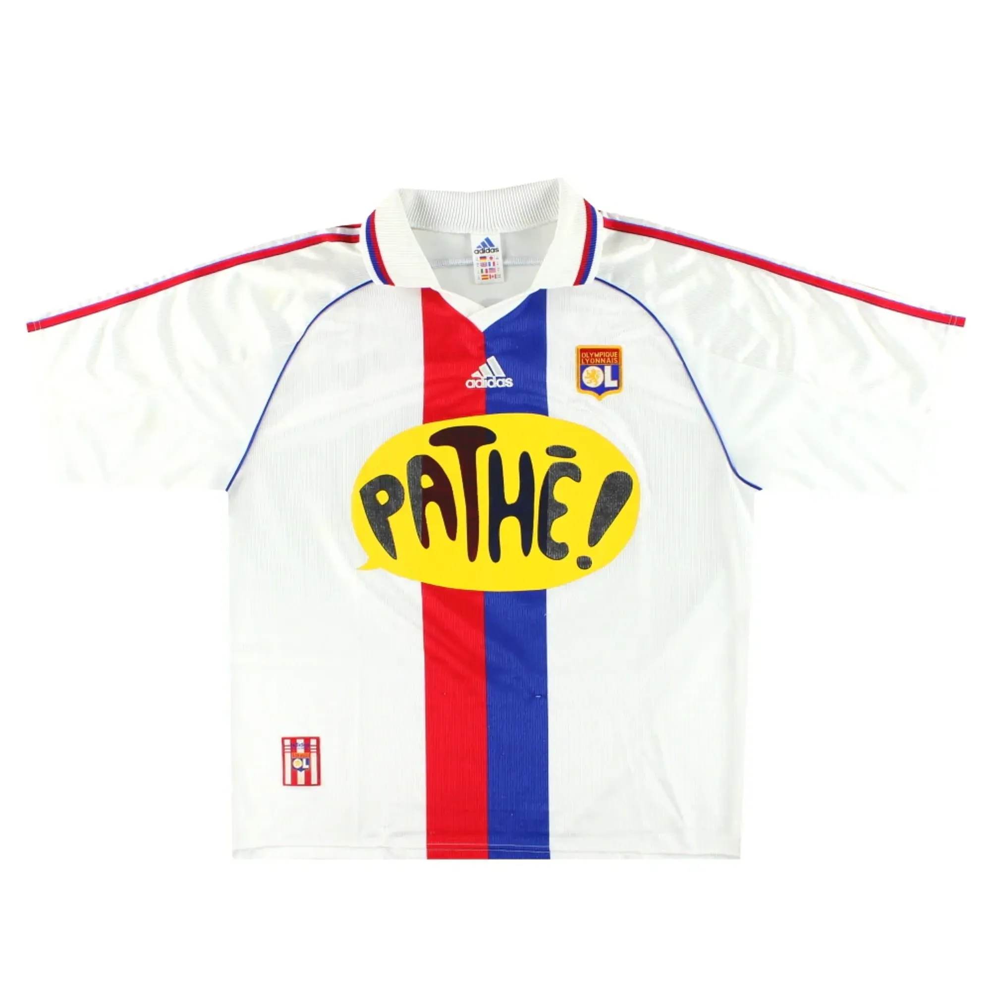 1999-00 Lyon adidas Home Shirt XL - Lyon / Good 