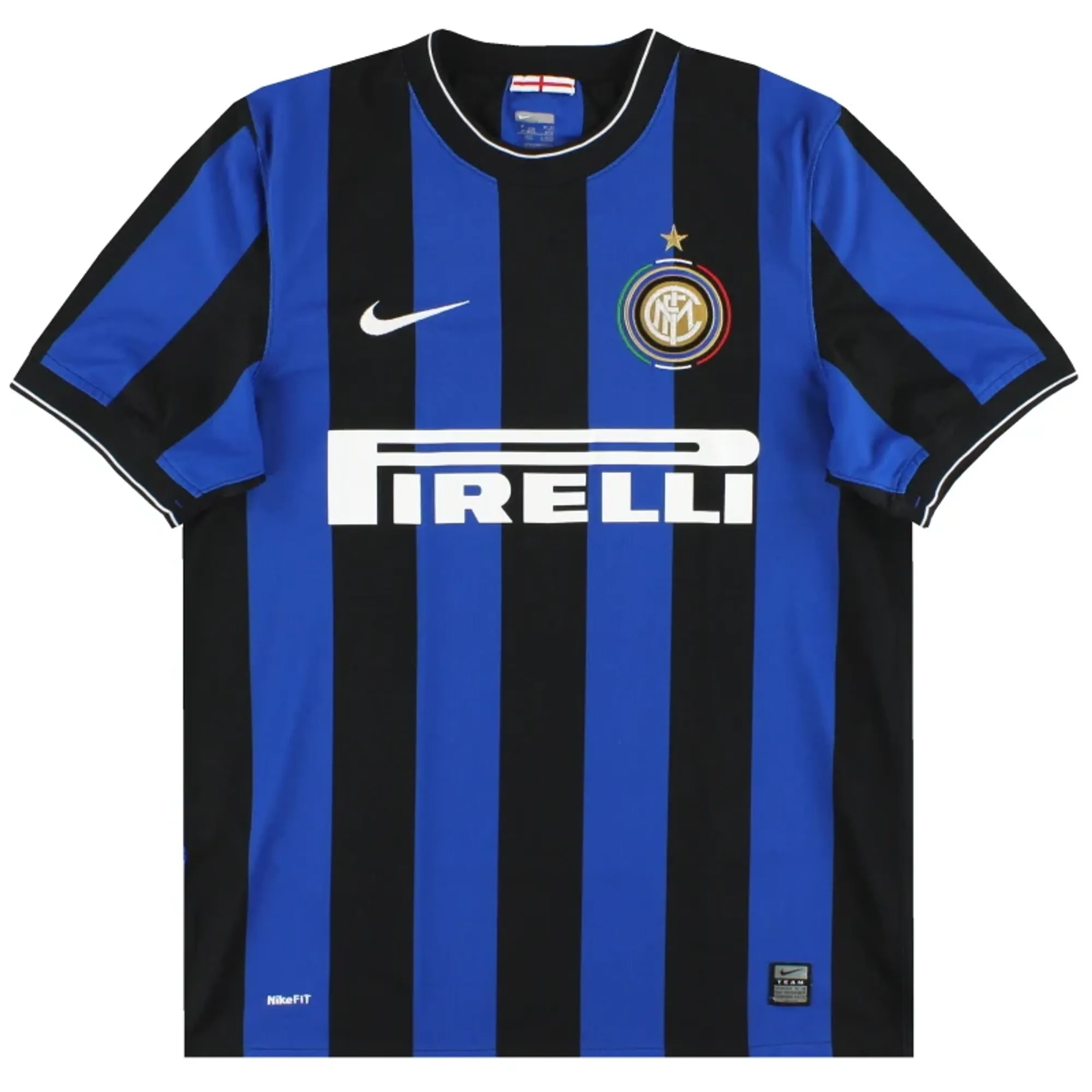 2009-10 Inter Milan Nike Home Shirt M - Inter Milan / Excellent 