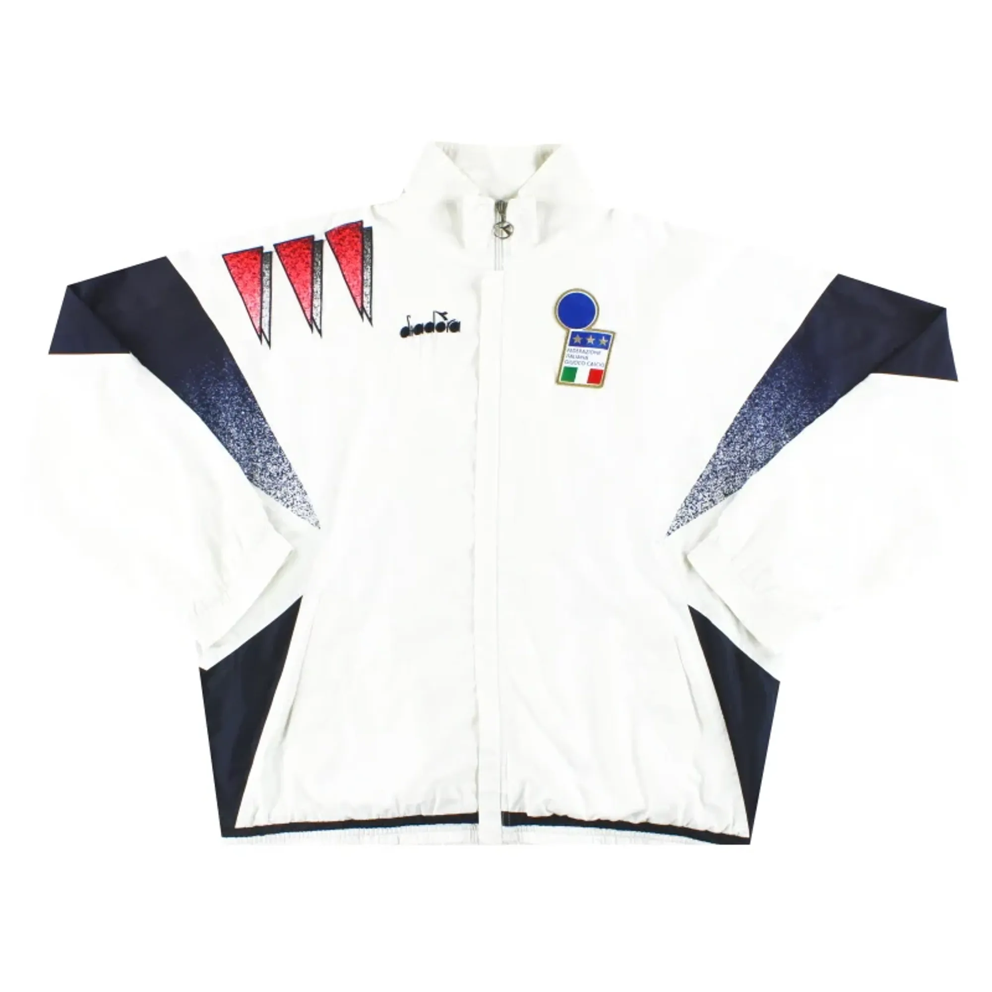 1993-94 Italy Diadora Track Jacket XXL - Italy / Excellent 
