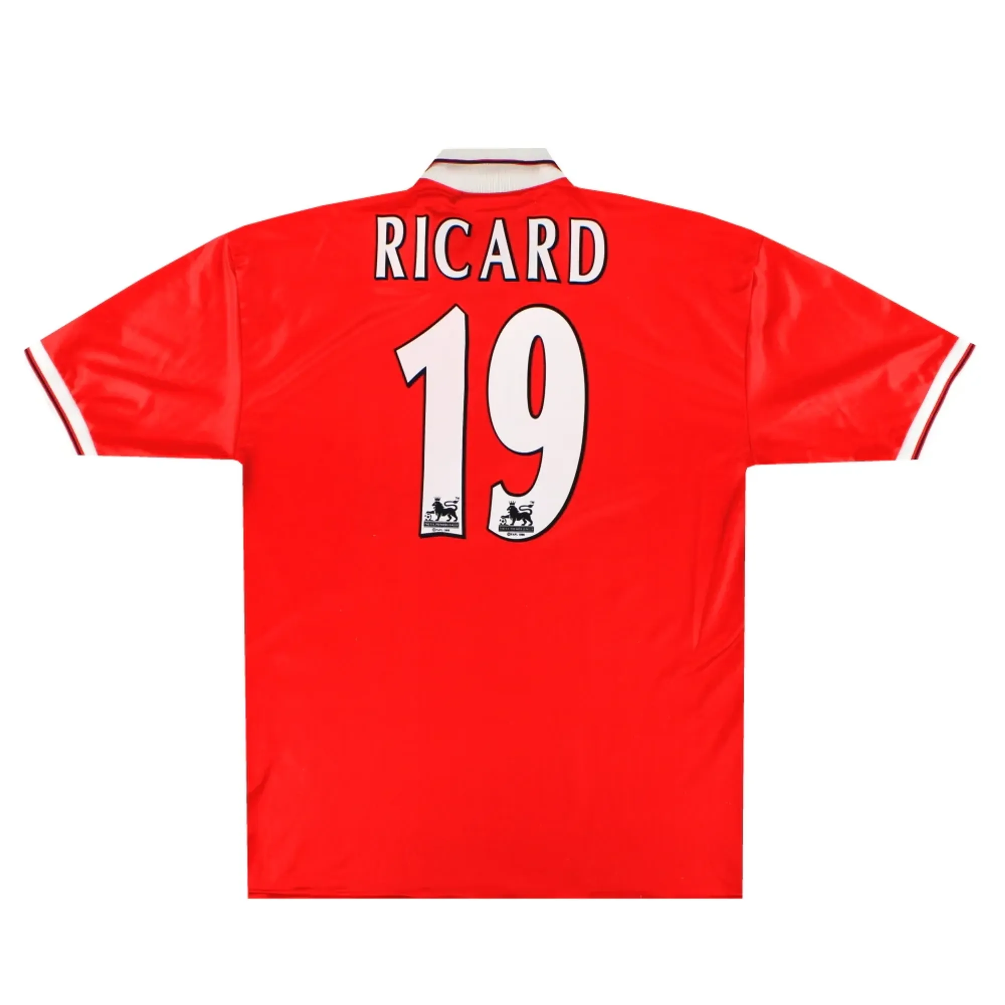 1998-99 Middlesbrough Errea Home Shirt Ricard #19 XL - Middlesbrough / Very Good 