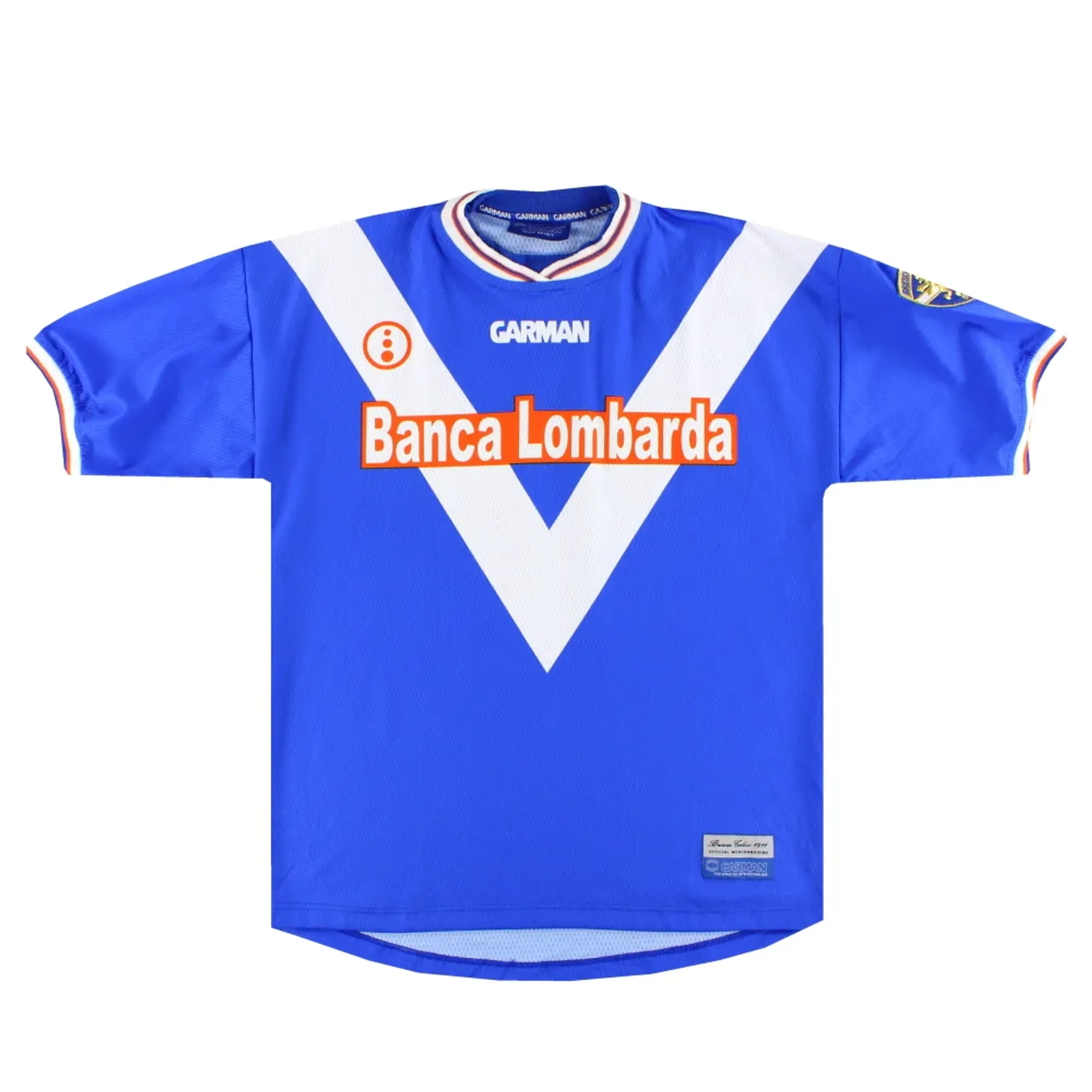 2001-02 Brescia Garman Home Shirt #8 XL - Other Italian Clubs / Excellent 