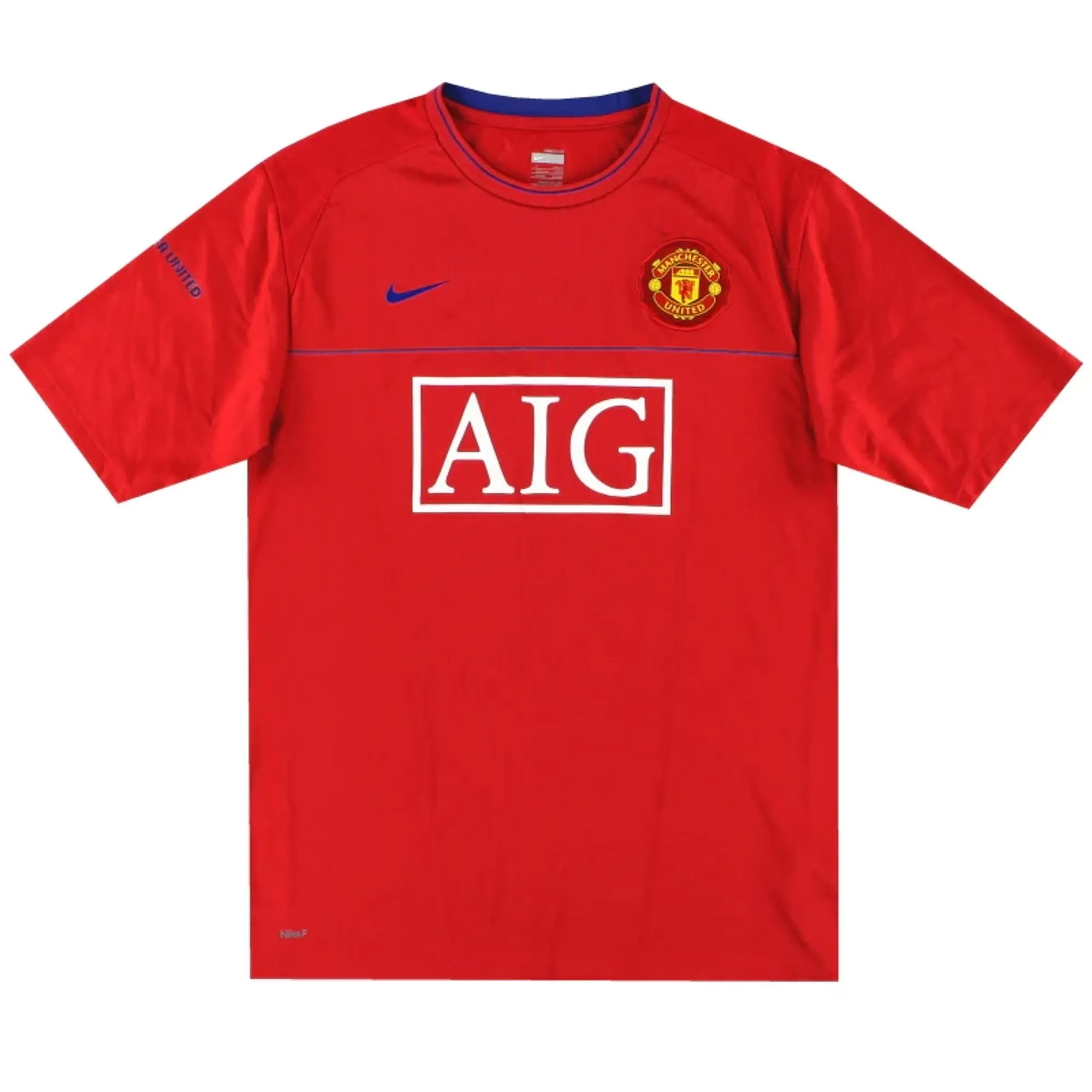 2008-09 Manchester United Nike Training Shirt L - Manchester United / Excellent 