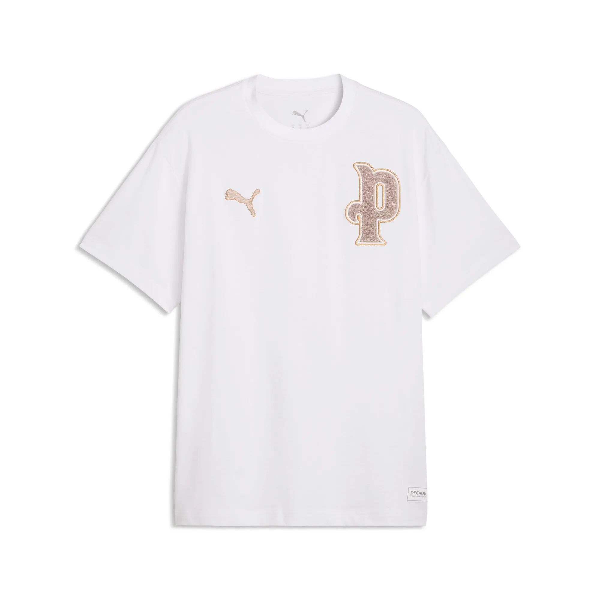 PUMA Manchester City 10th Anniversary T-Shirt Men in White | Size Medium