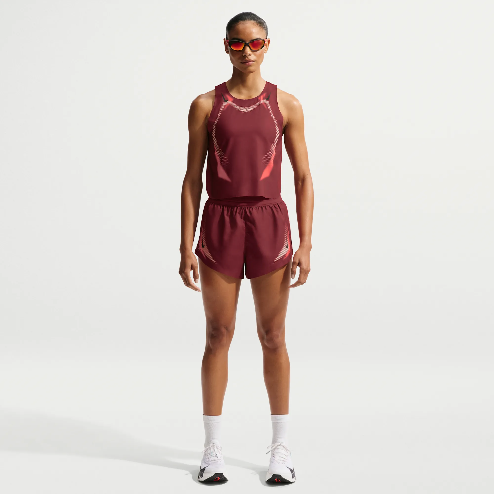 Nike AeroSwift Dri-FIT ADV Brief-Lined 7. Running Shorts - Red