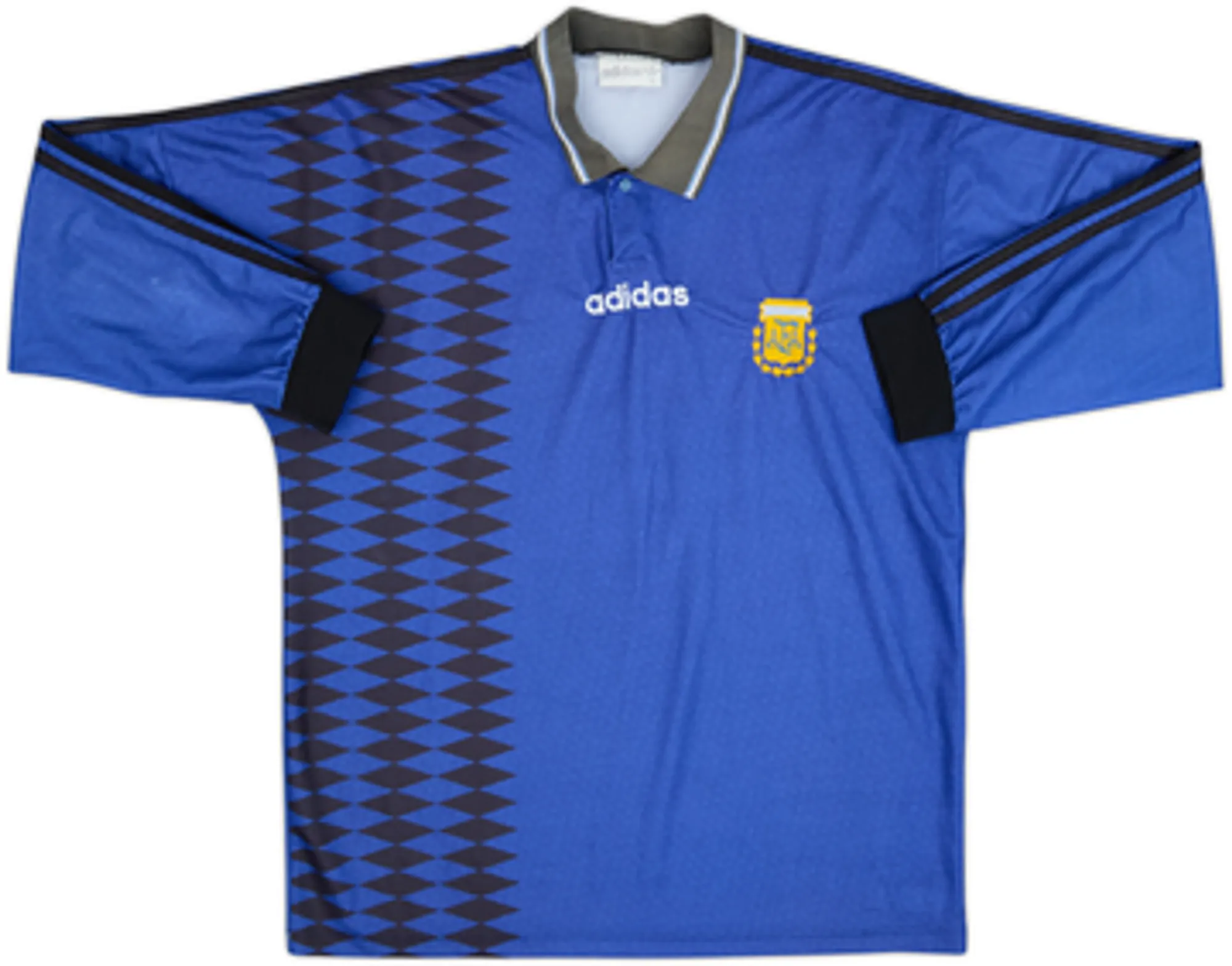 1994-97 Argentina Away L/S Shirt Maradona #10 - 6/10 - (XL)