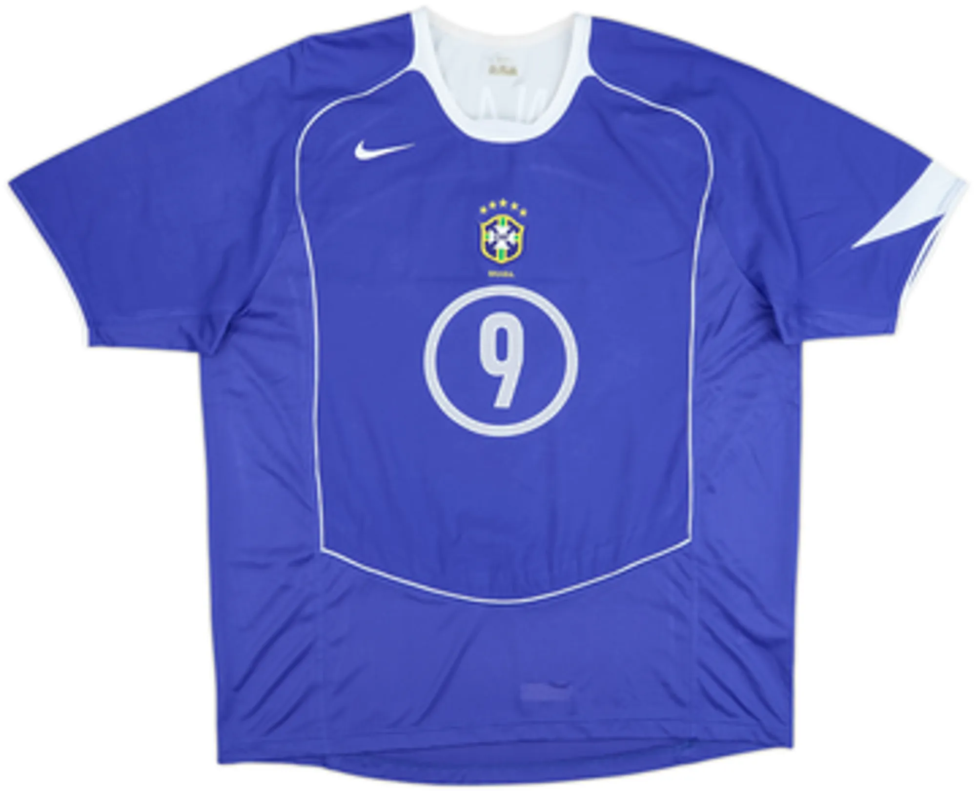 2004-06 Brazil Away Shirt Ronaldo #9 - 6/10 - (XL)